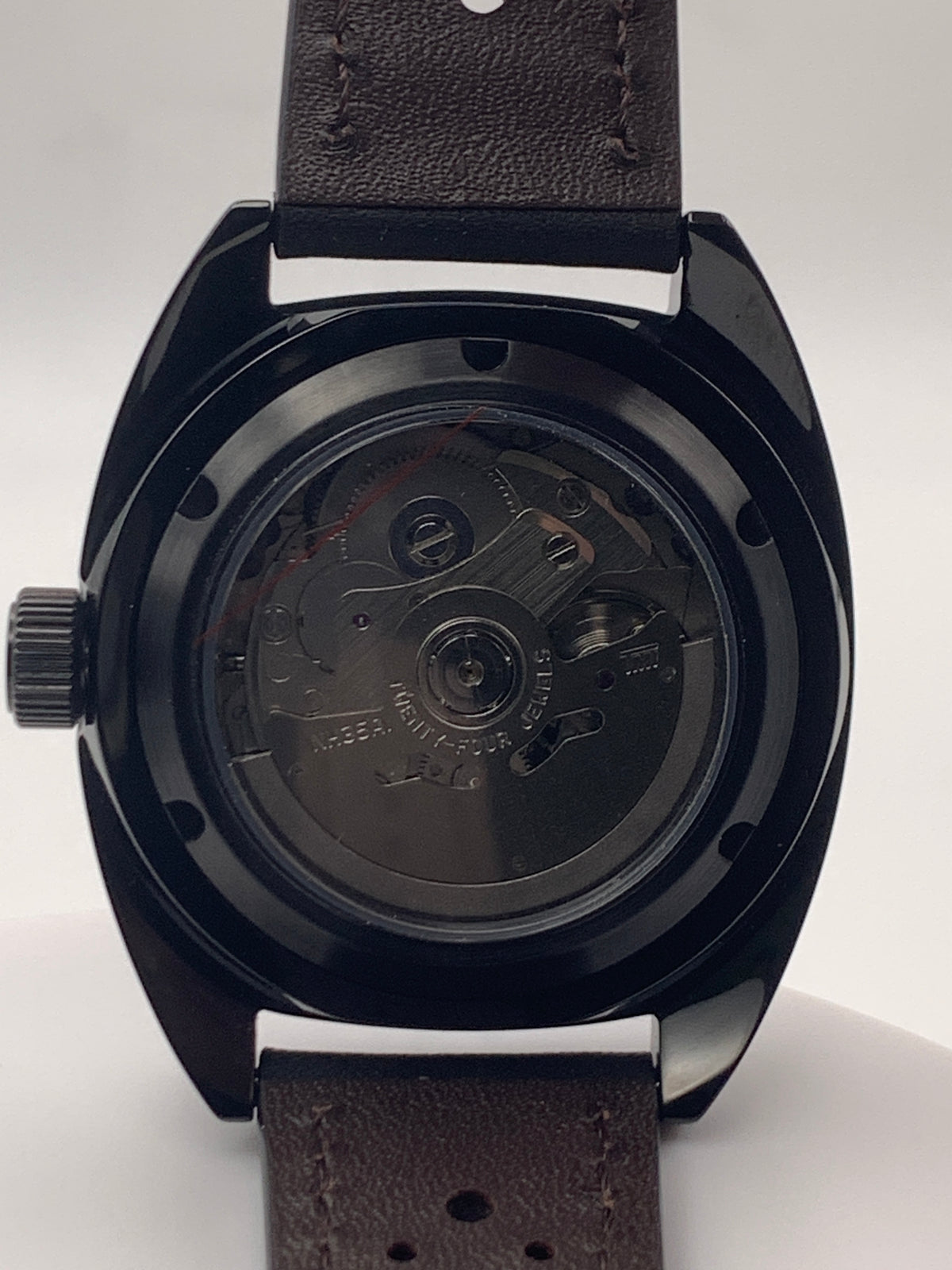 Mutara. 39mm PVD over stainless steel. Domed sapphire. Seiko NH35.
