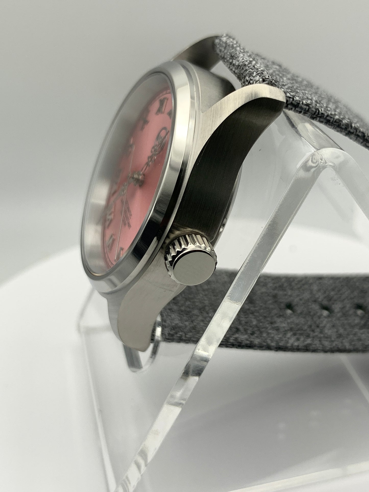 36mm Deep Salmon Dress Watch