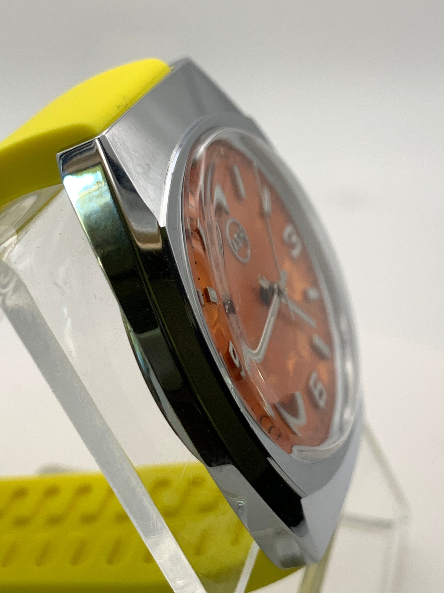 Orange Mother of Pearl NOS Gruen Case.