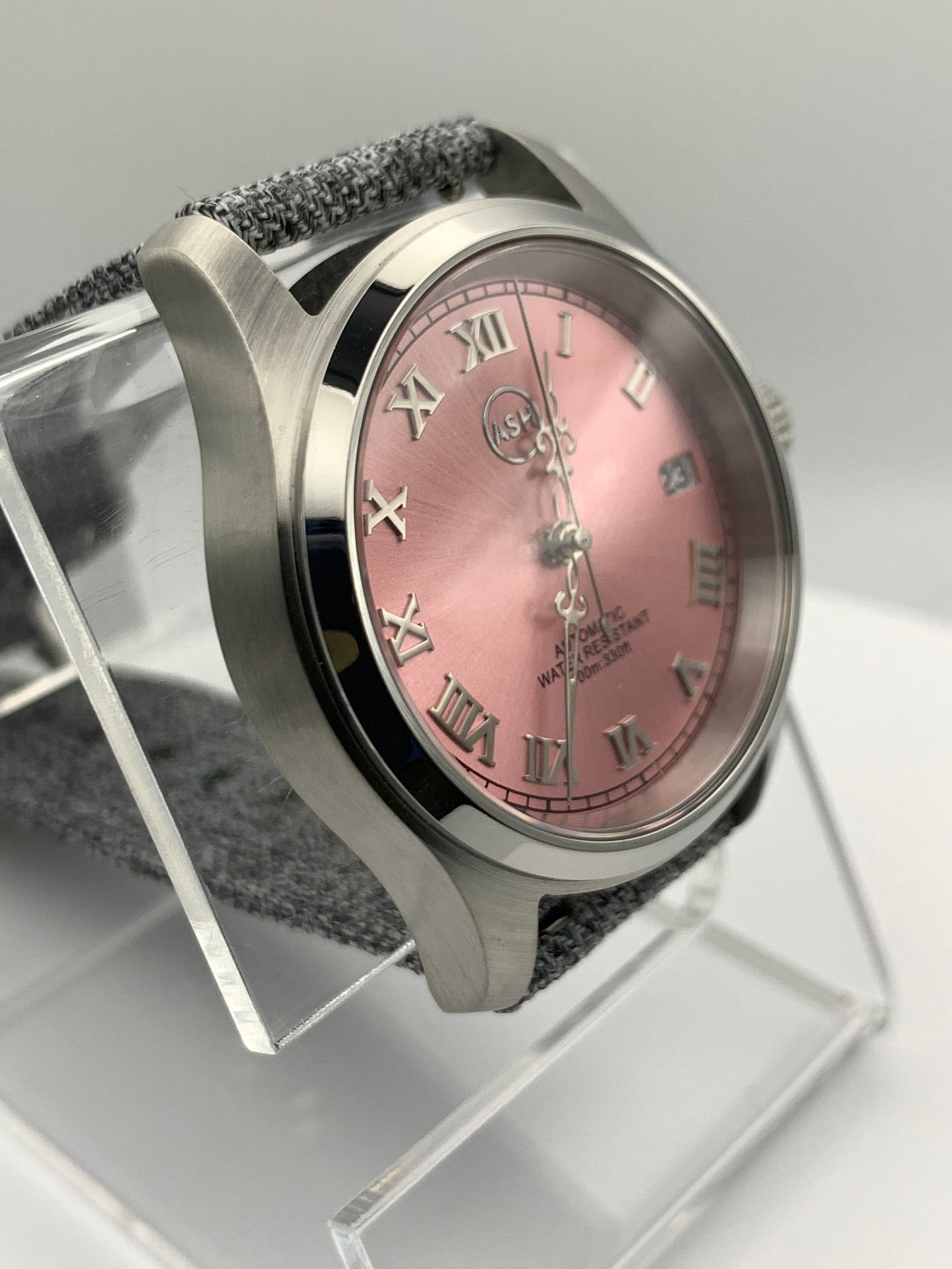 36mm Deep Salmon Dress Watch