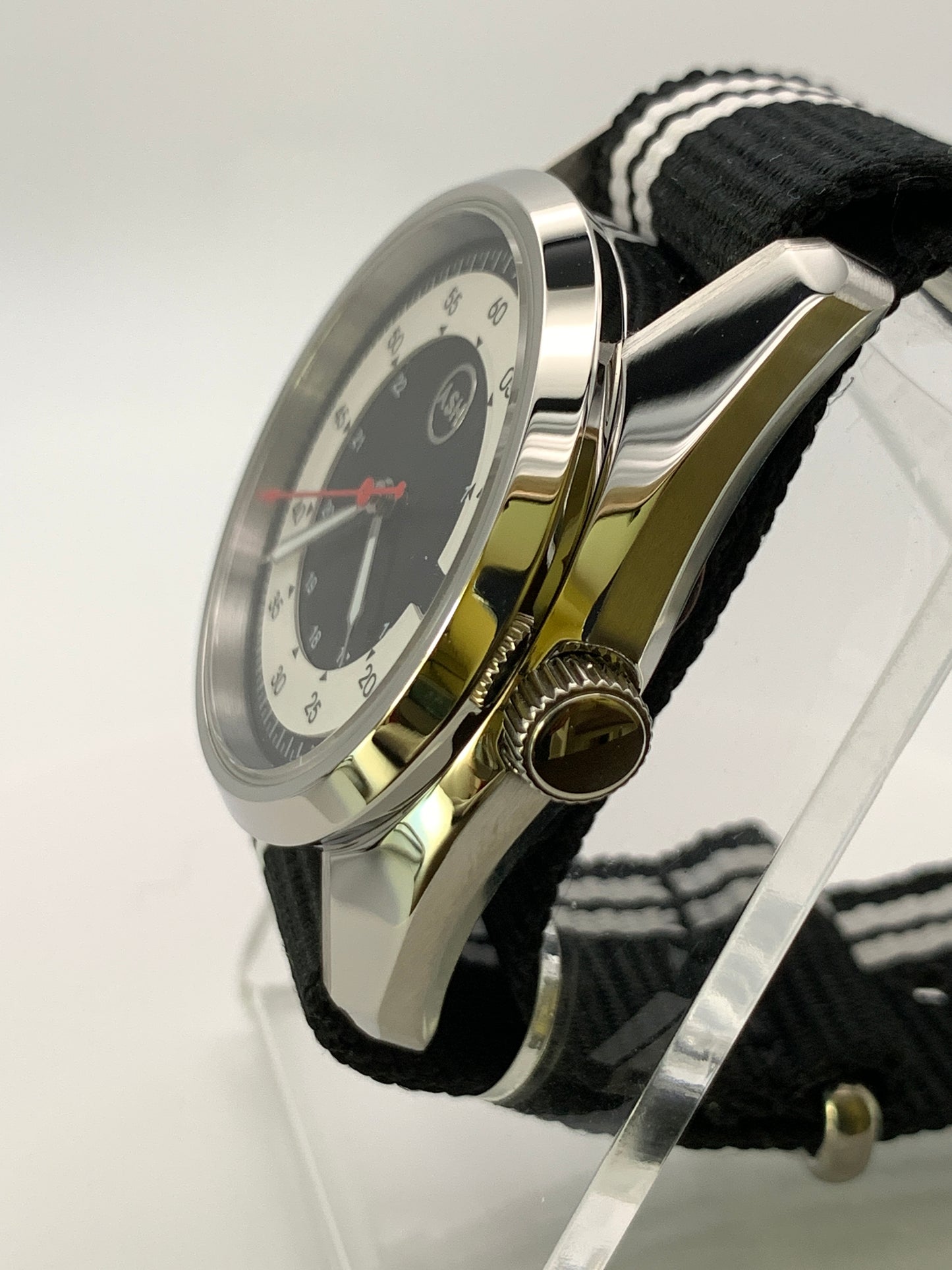 Bullseye field watch. Flieger B style dial.