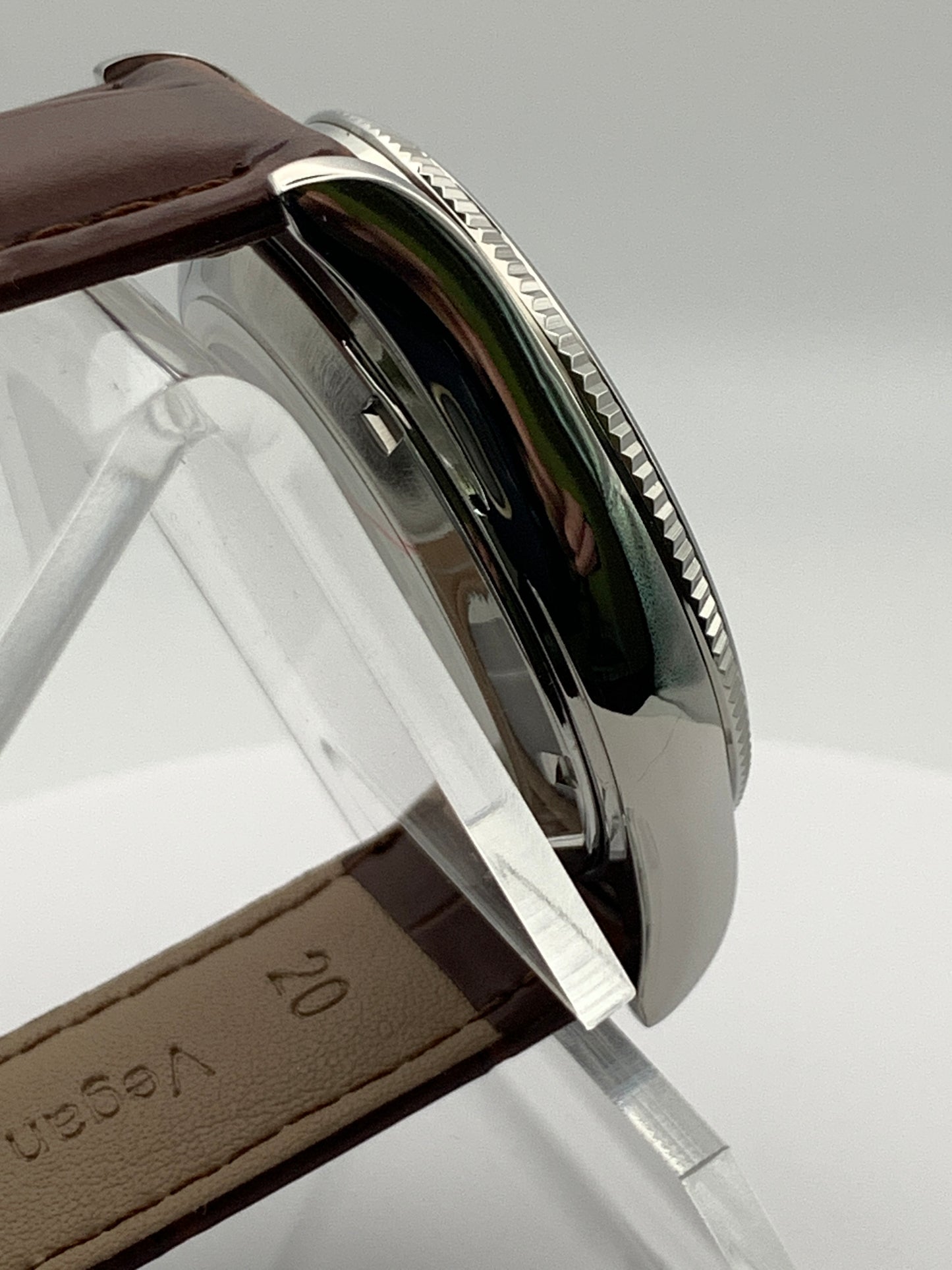 39mm Coin Edge Green Sunray Dress Watch