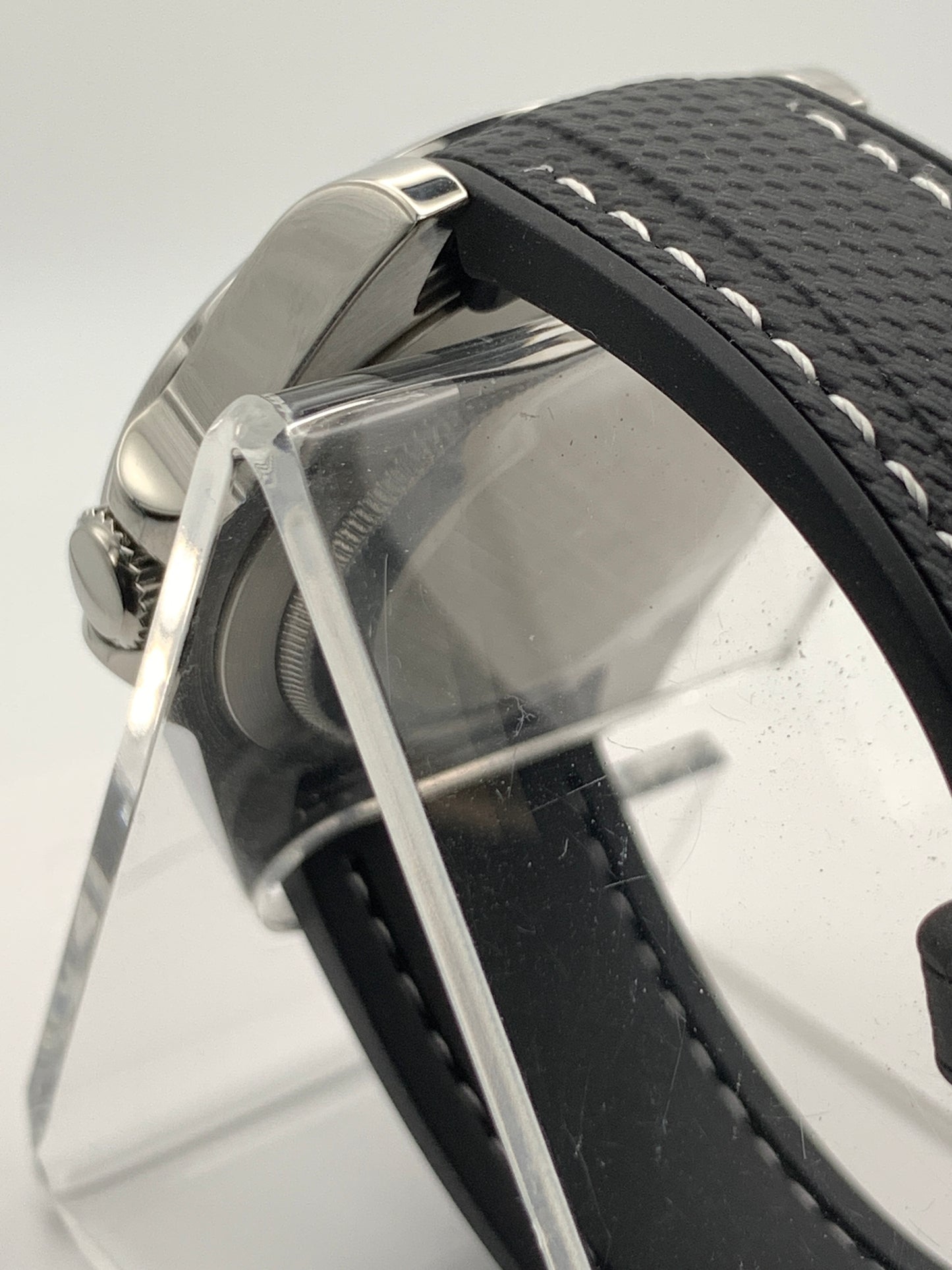 Burnt Orange Sunburst Textured Dial Sport Watch