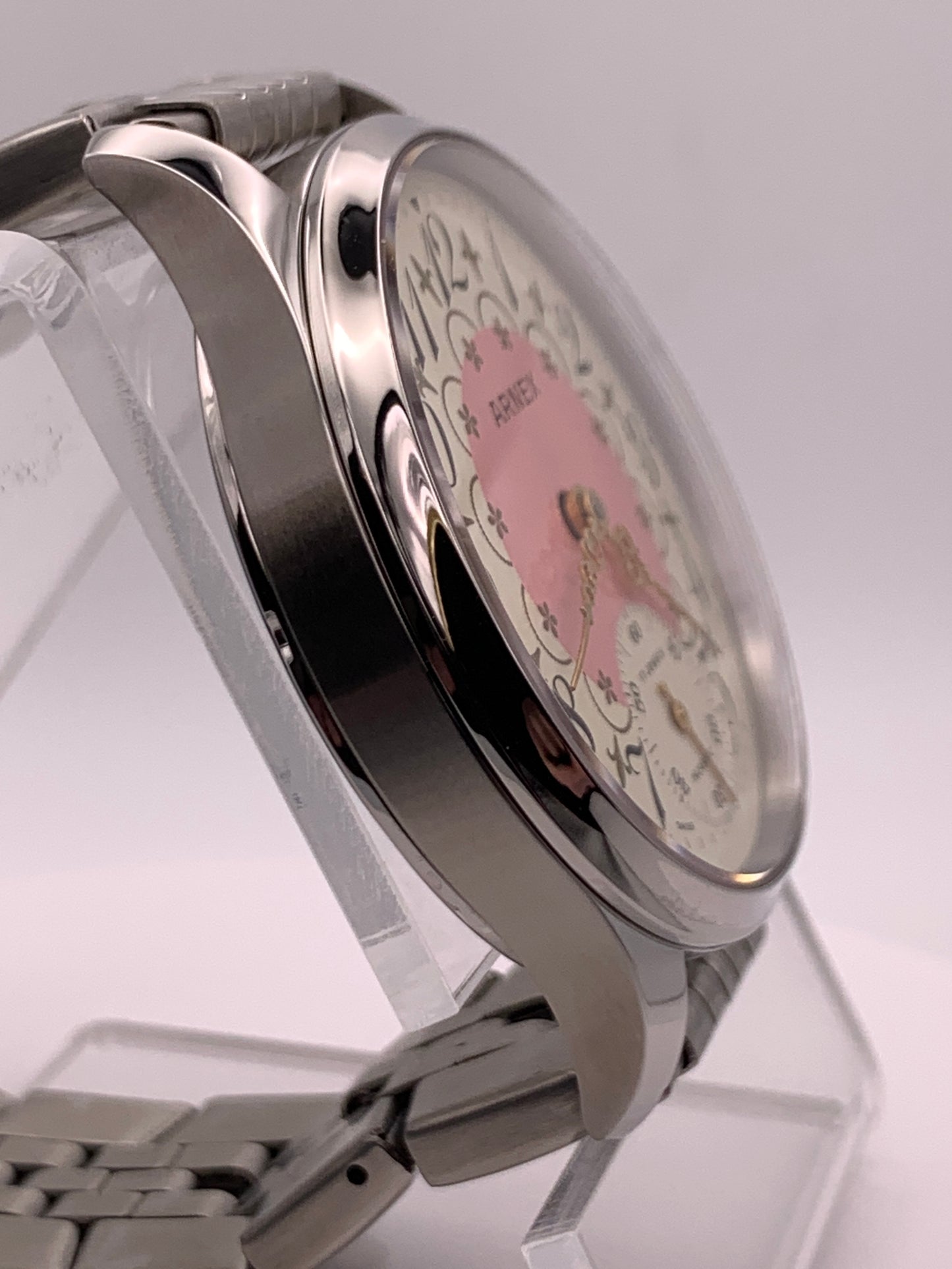 Pocket watch conversion. Swiss 6498. Beautiful hand painted enamel dial.