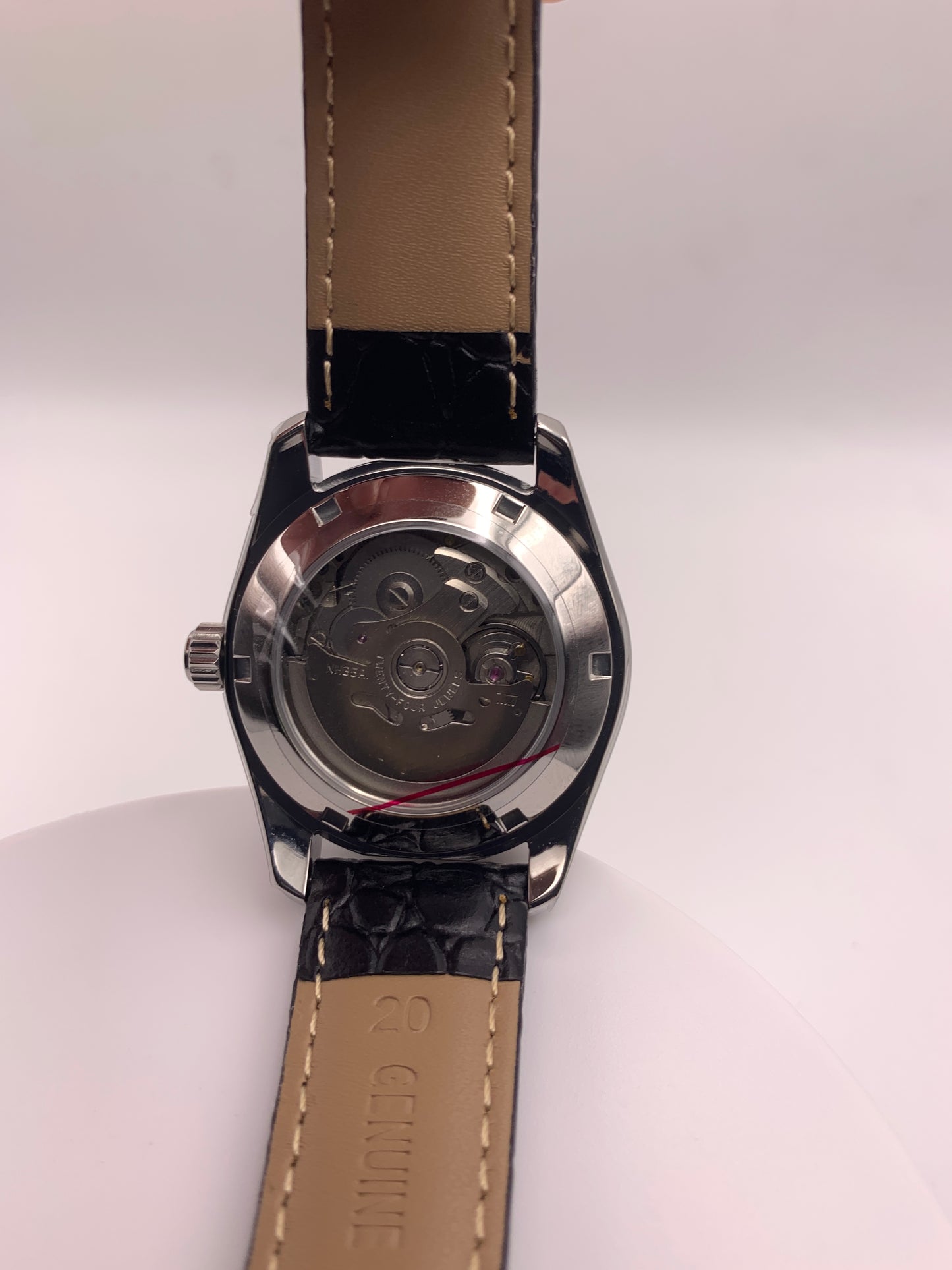 Agharta. 39mm Stainless steel. Iron Tiger Eye dial. Sapphire crystal. Seiko NH35.
