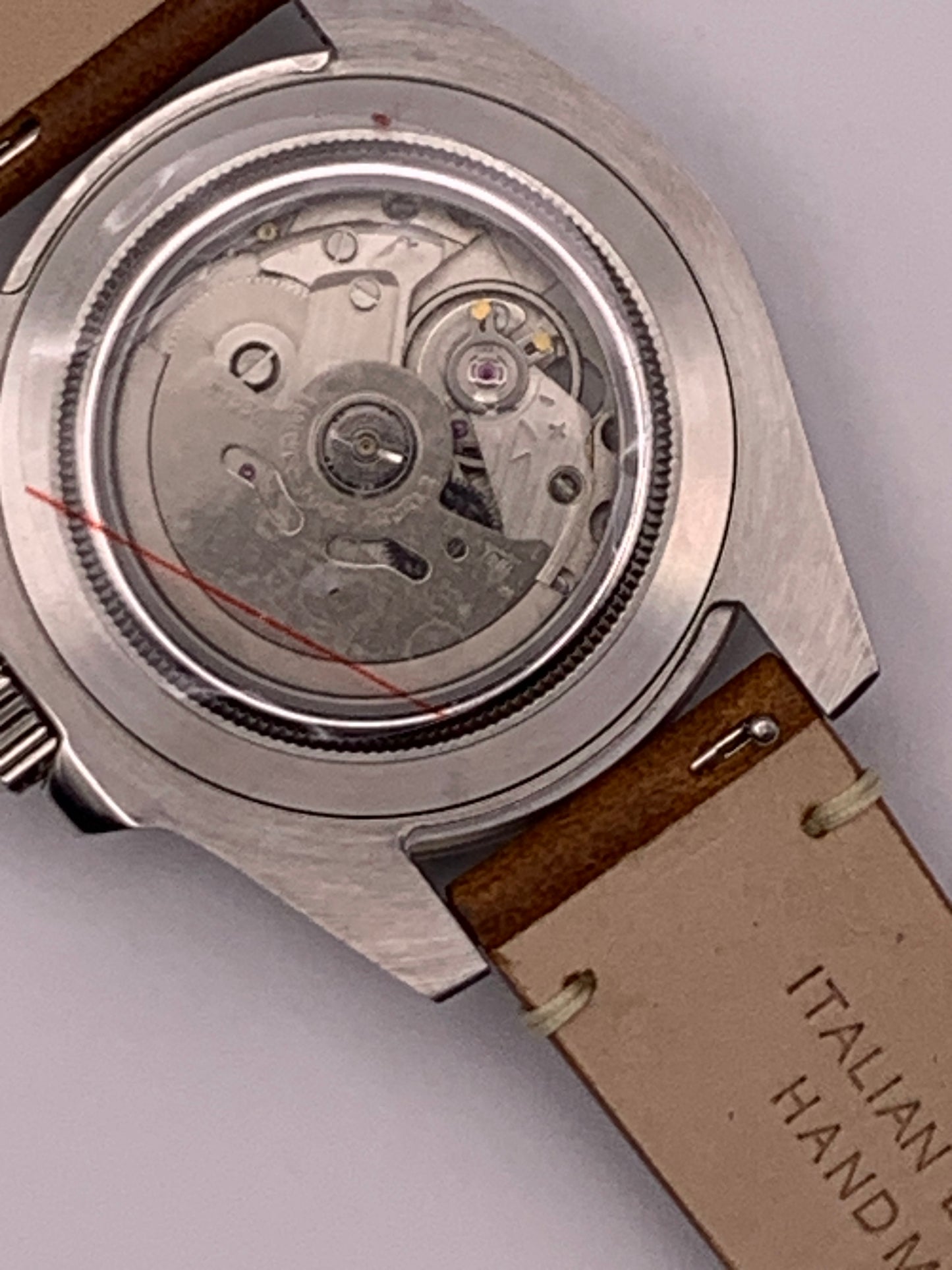Skillset. Client custom. 40mm Brushed stainless steel case. Double dome mineral glass with AR. Seiko NH35.