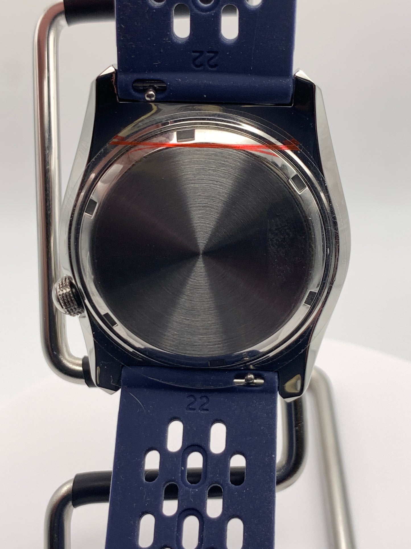 Miles. 39mm Stainless Steel case. AR coated sapphire crystal. Crystal titanium dial. Seiko NH35 automatic.