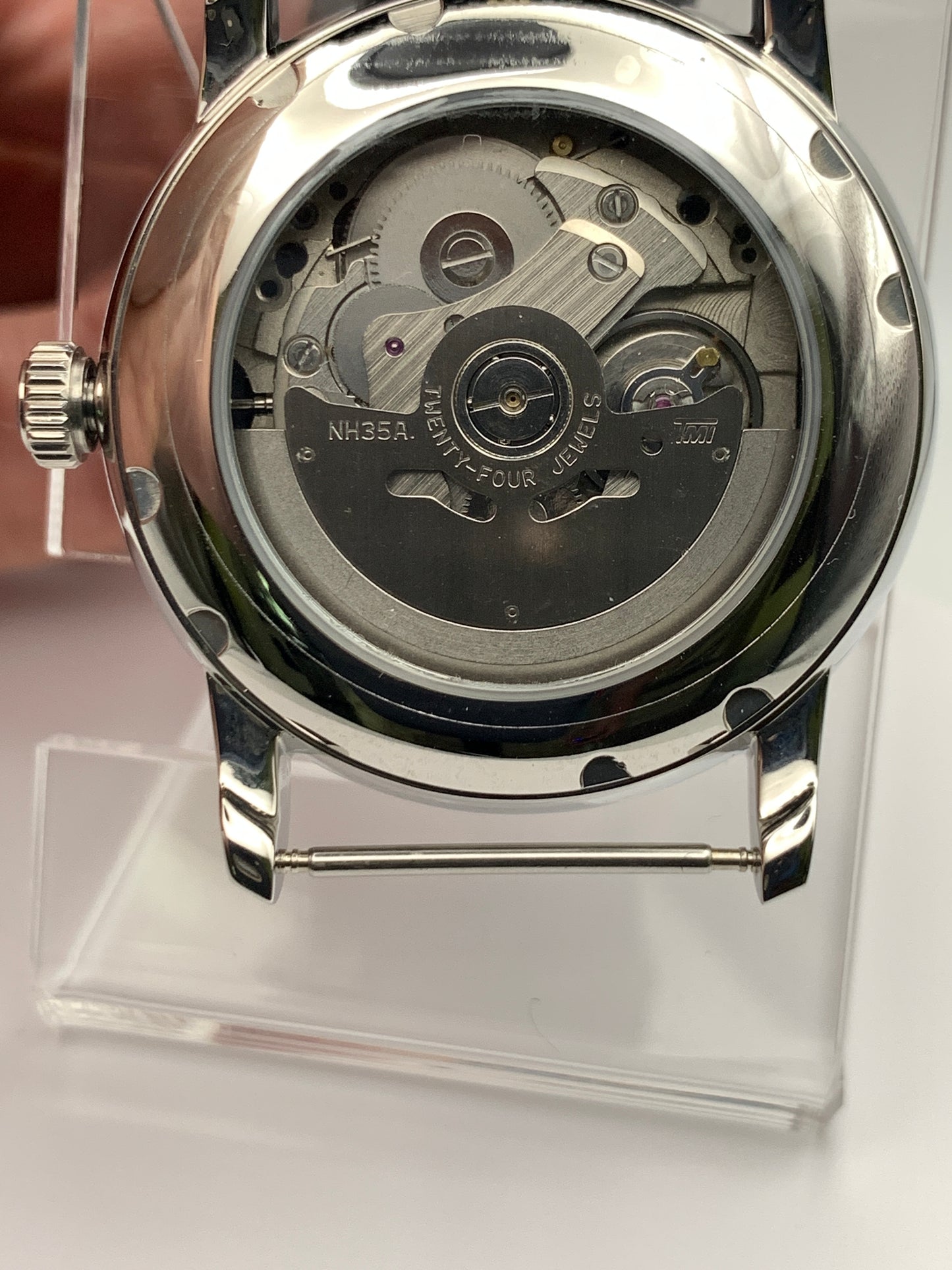 40mm Black shutter sport watch.