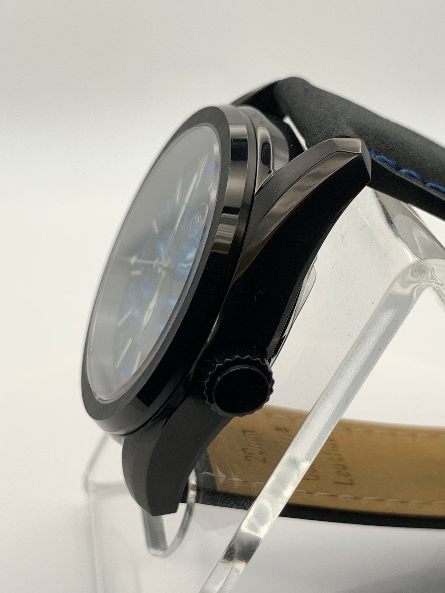 Black Blue White Abstract Sport Watch