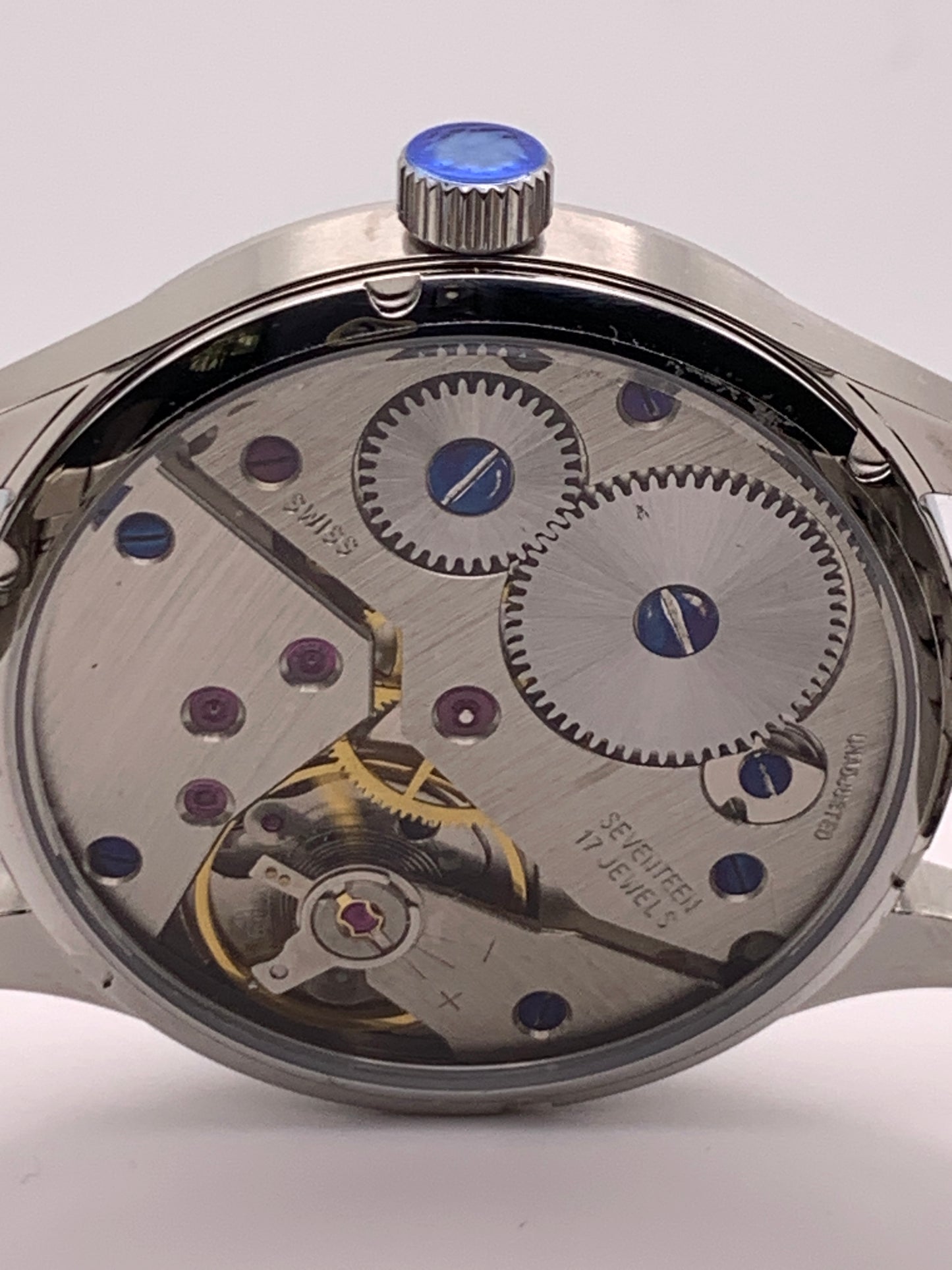 Pocket watch conversion. Swiss 6498. Beautiful hand painted enamel dial.