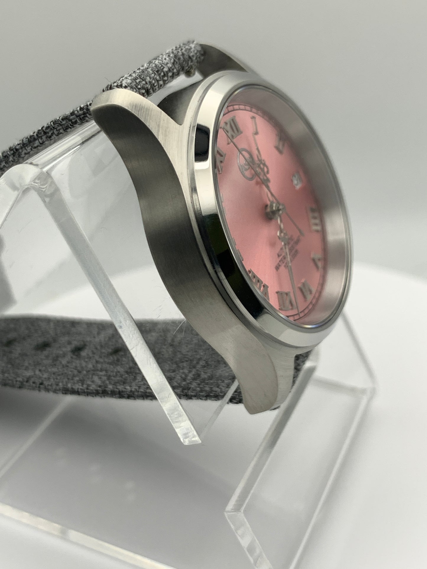 36mm Deep Salmon Dress Watch