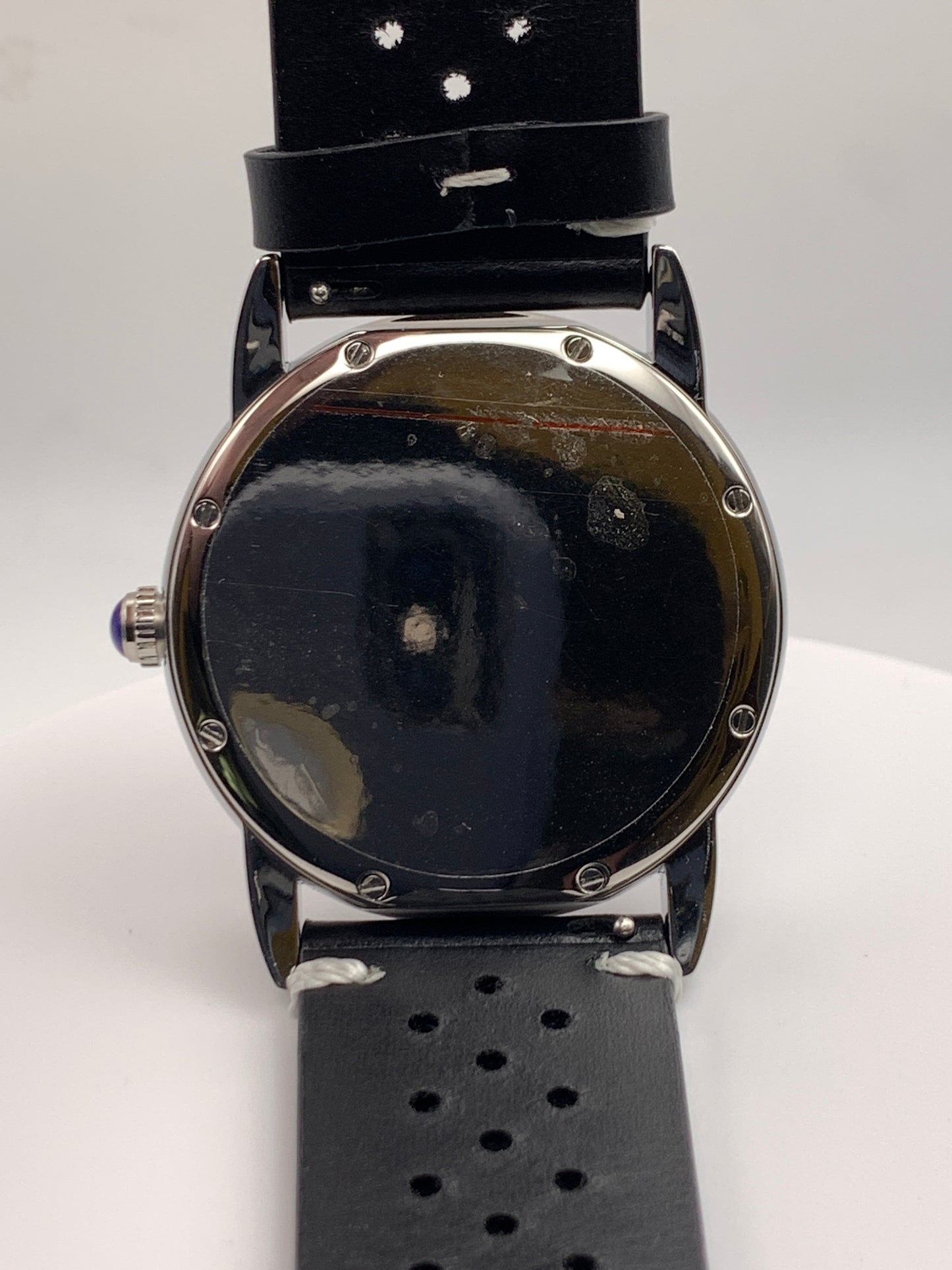 Grace 2. 42mm Stainless steel. Vintage Elgin enamel dial. Sapphire crystal. Miyota 2036 quartz.