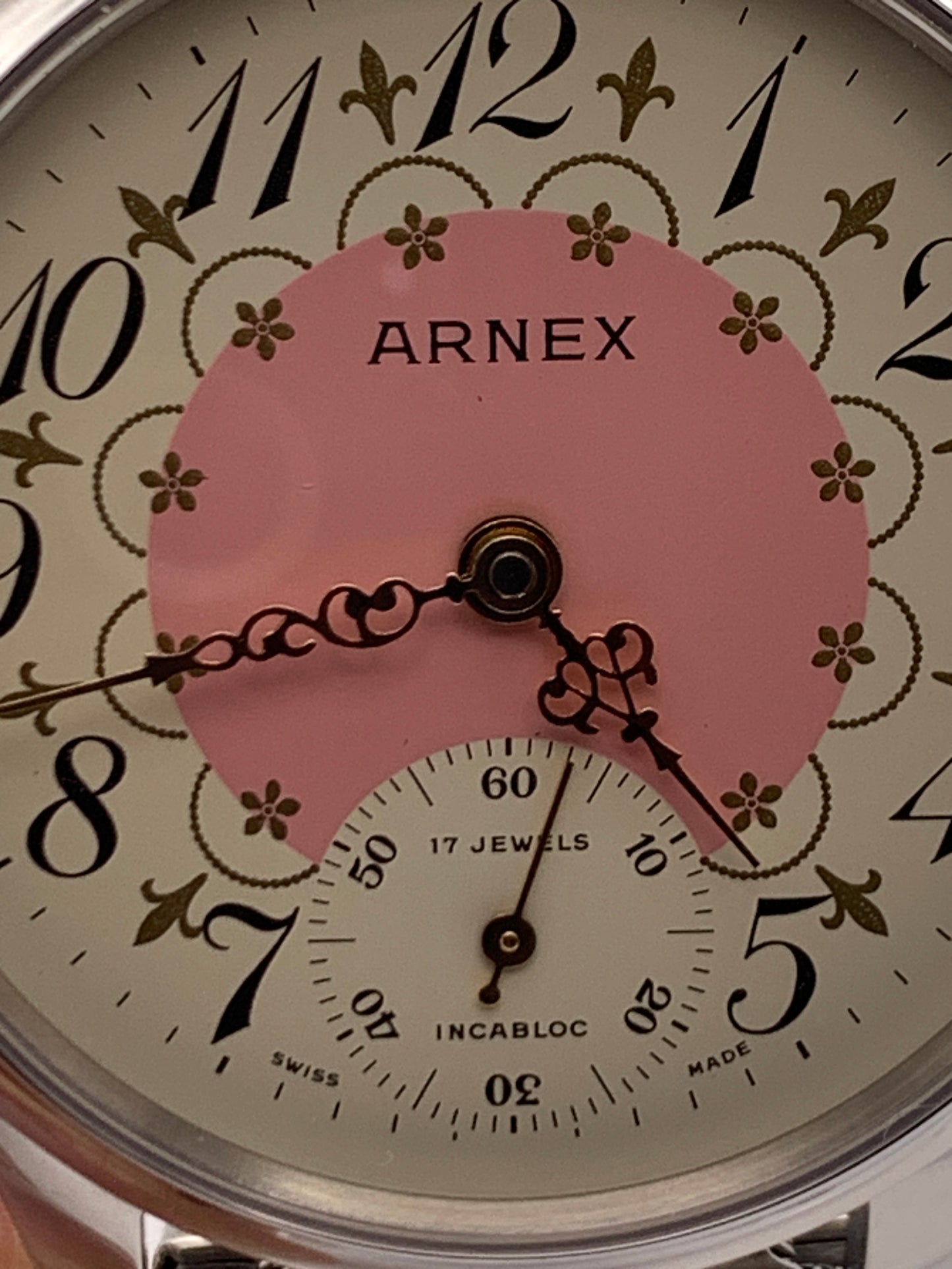 Pocket watch conversion. Swiss 6498. Beautiful hand painted enamel dial.