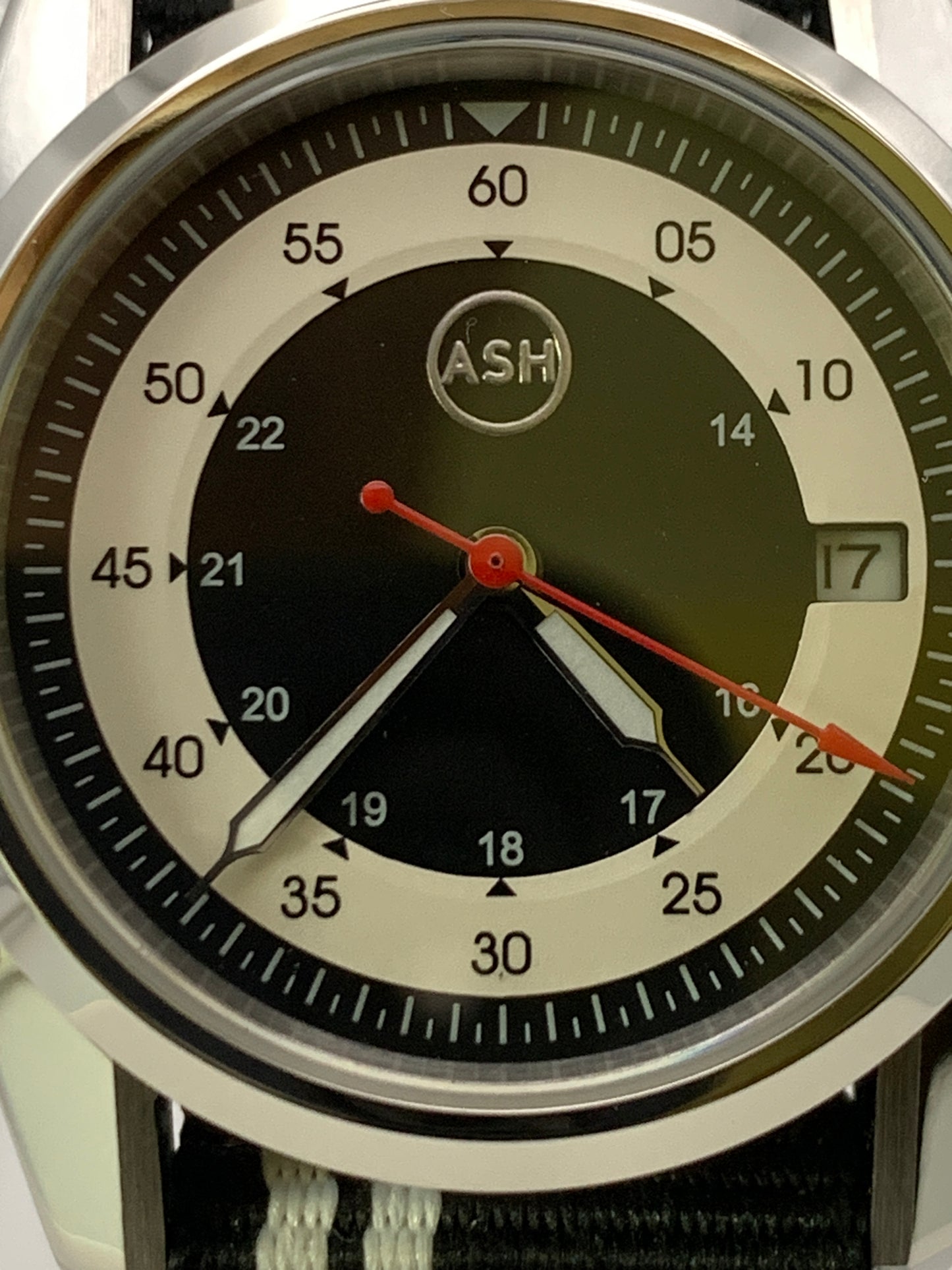 Bullseye field watch. Flieger B style dial.