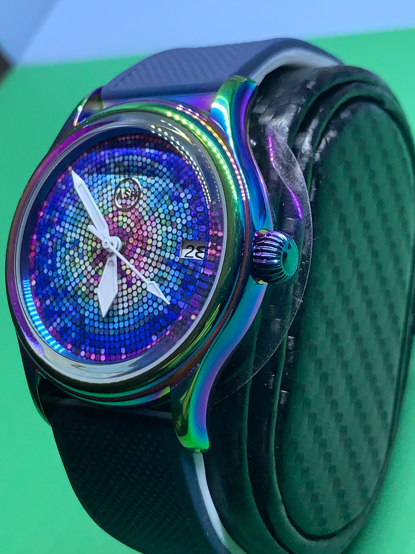 Kaleidos - 39mm heat treated stainless steel case. Domed K-1 glass. Seiko NH35.