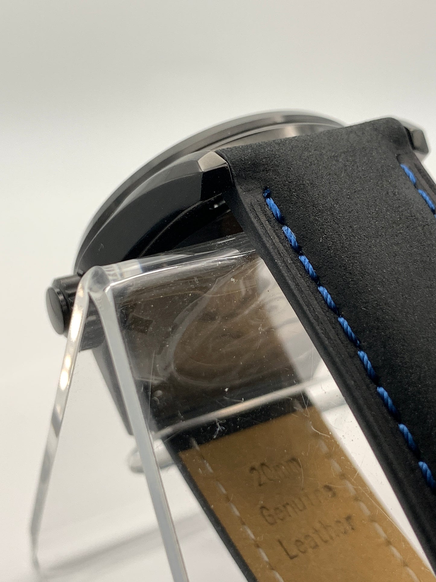 Black Blue White Abstract Sport Watch