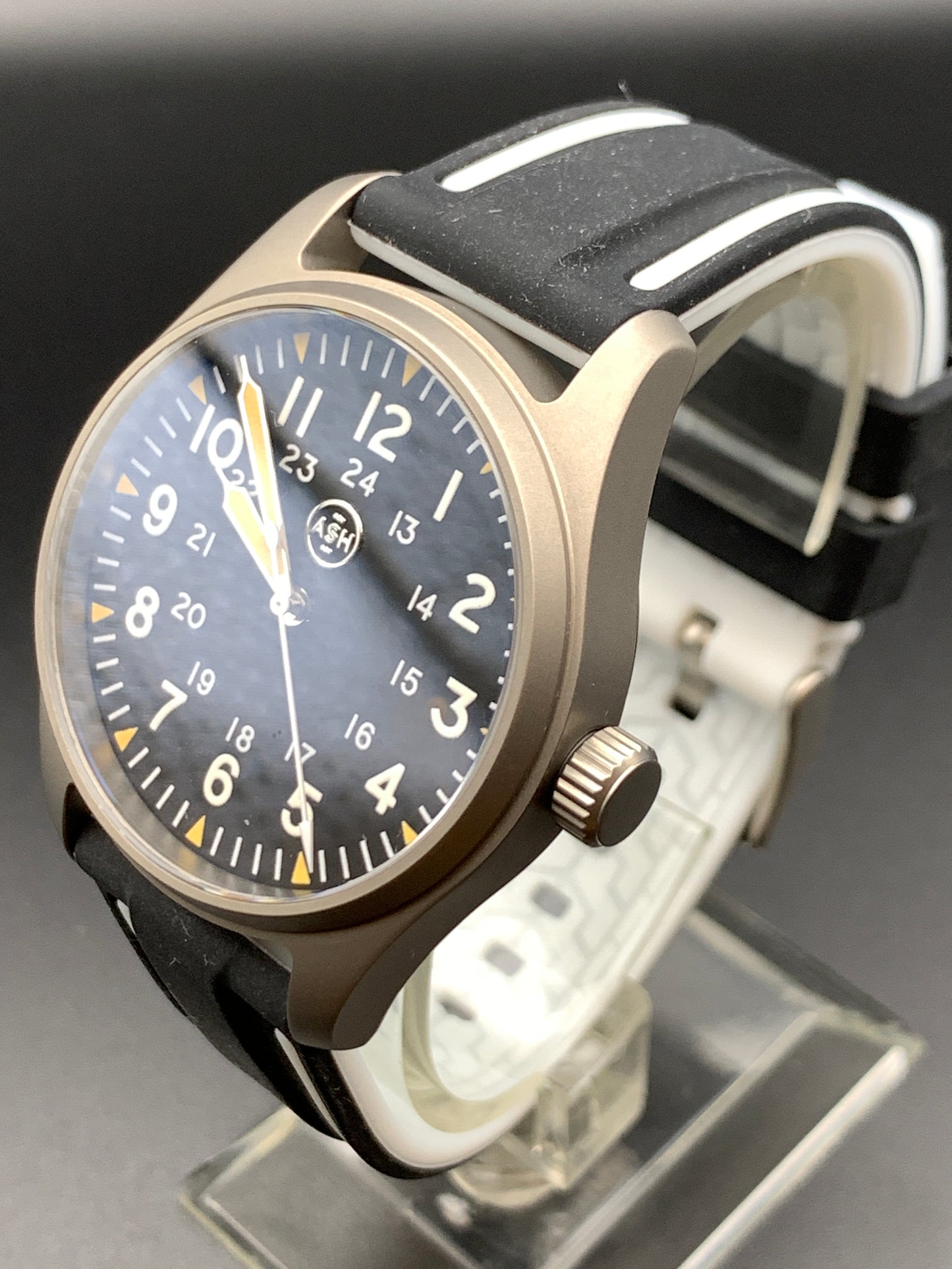 39mm Titanium Field Watch. Seiko NH38 Automatic.