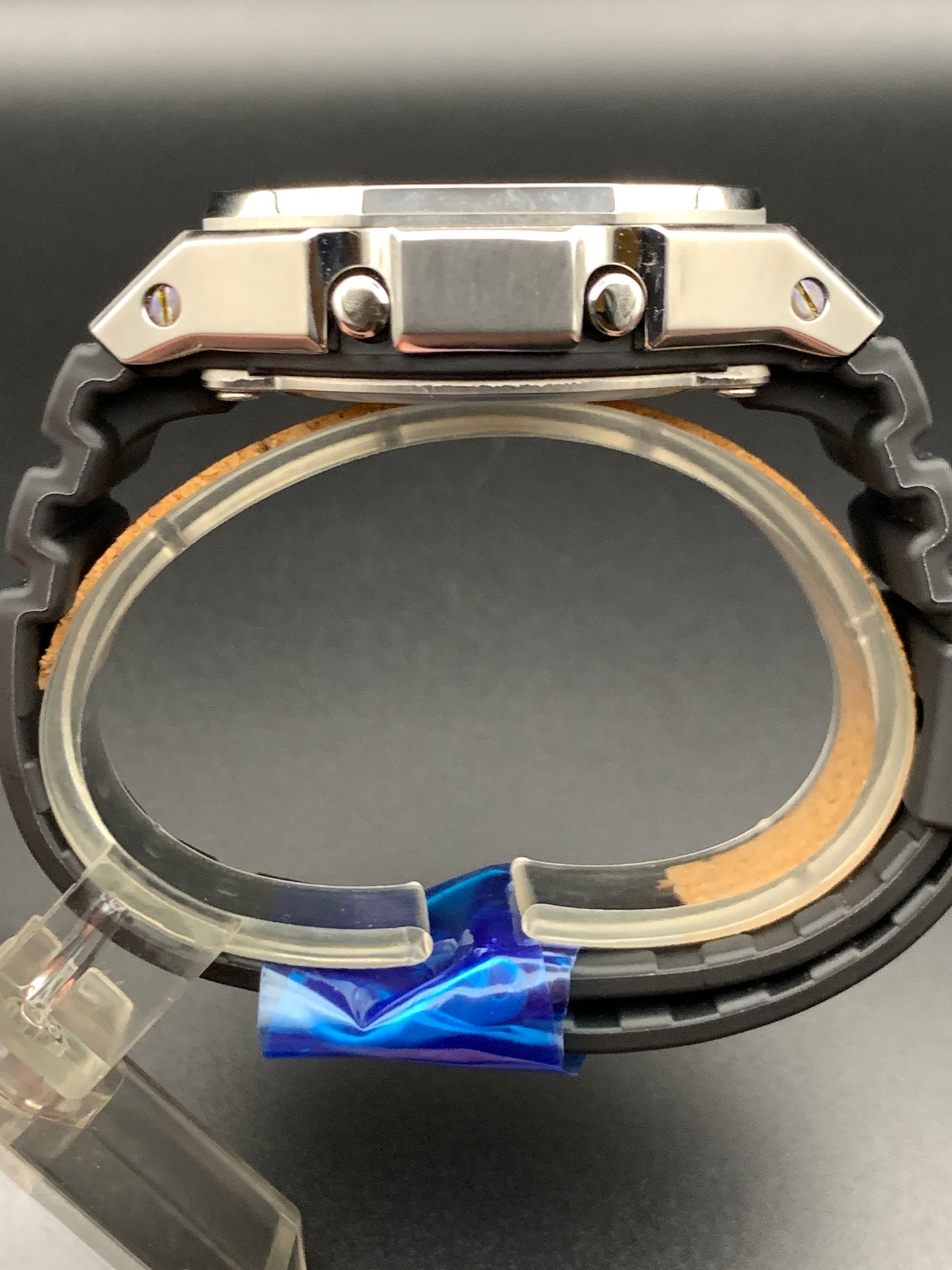 Custom G-Shock. CasioOak. DW5600 metal case. Negative Display.