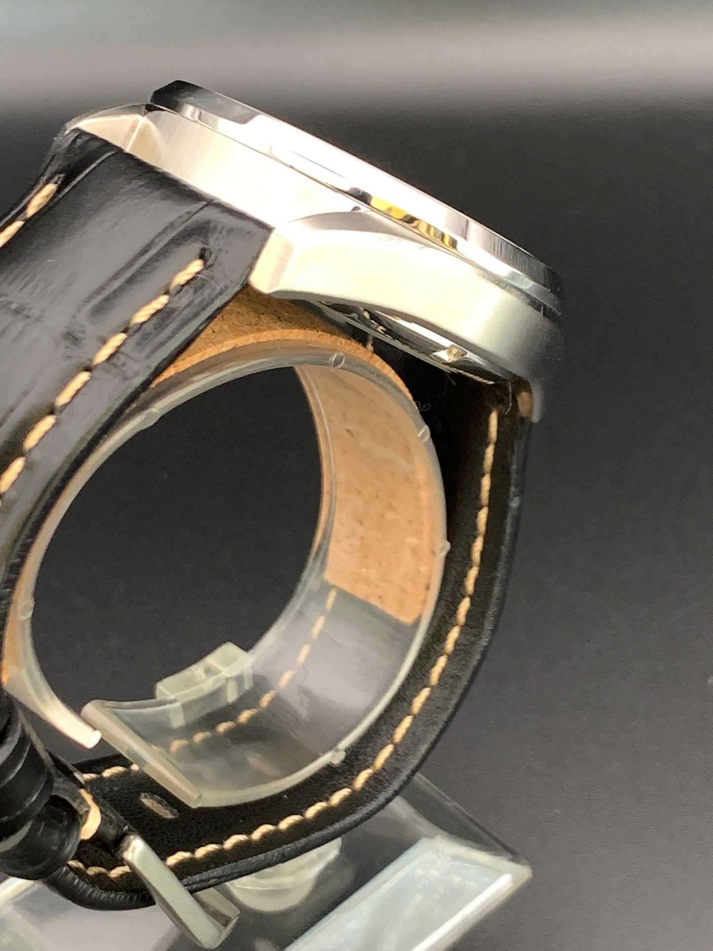 Snowflake Black Dial Custom Wristwatch Seiko NH38