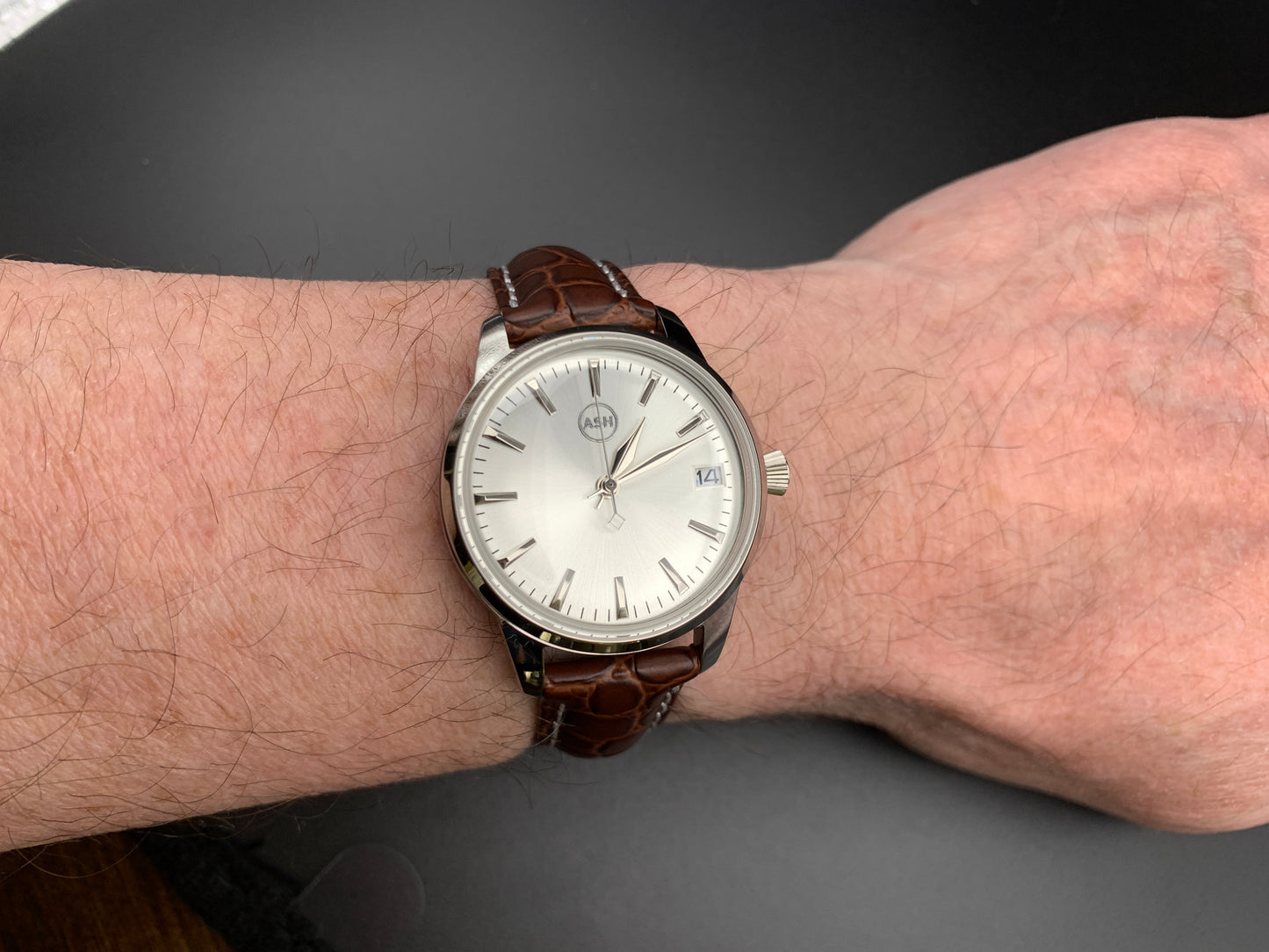 Silver Sunray Dress Watch Seiko NH35