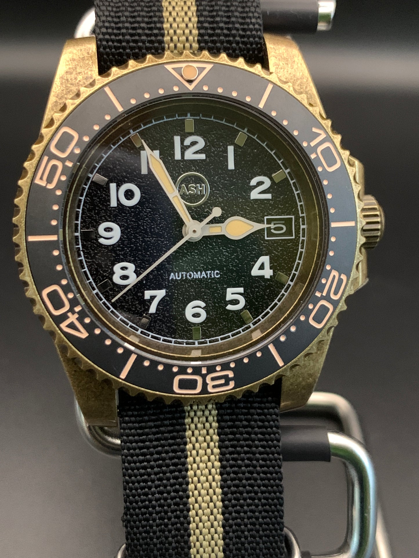 Bronzed Dive Watch. Seiko NH35.