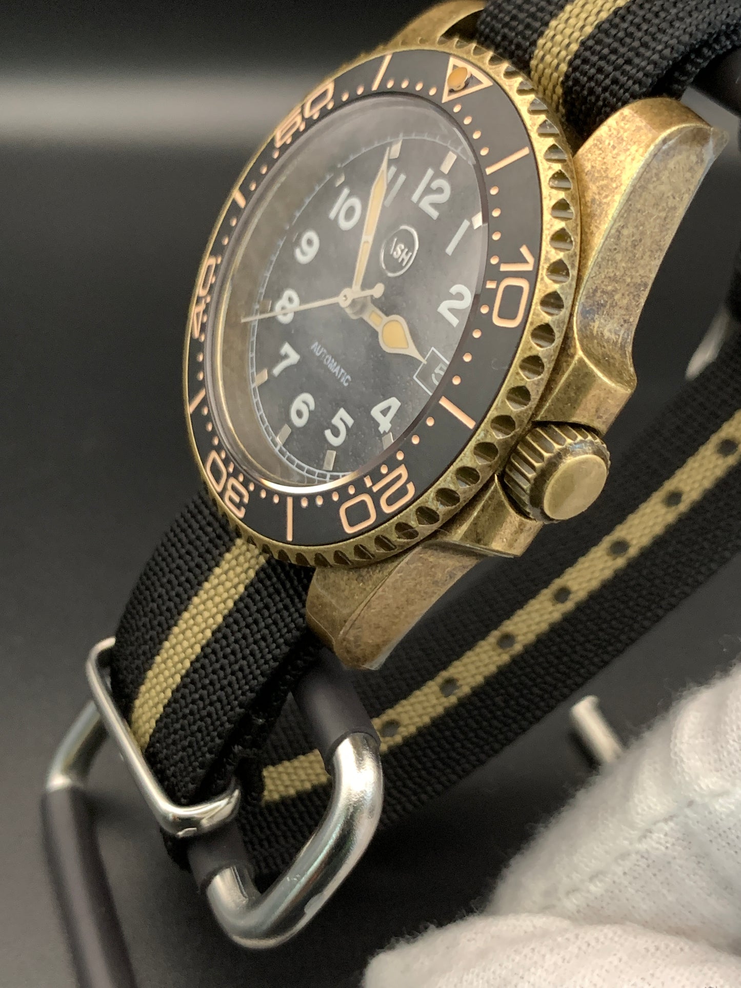 Bronzed Dive Watch. Seiko NH35.