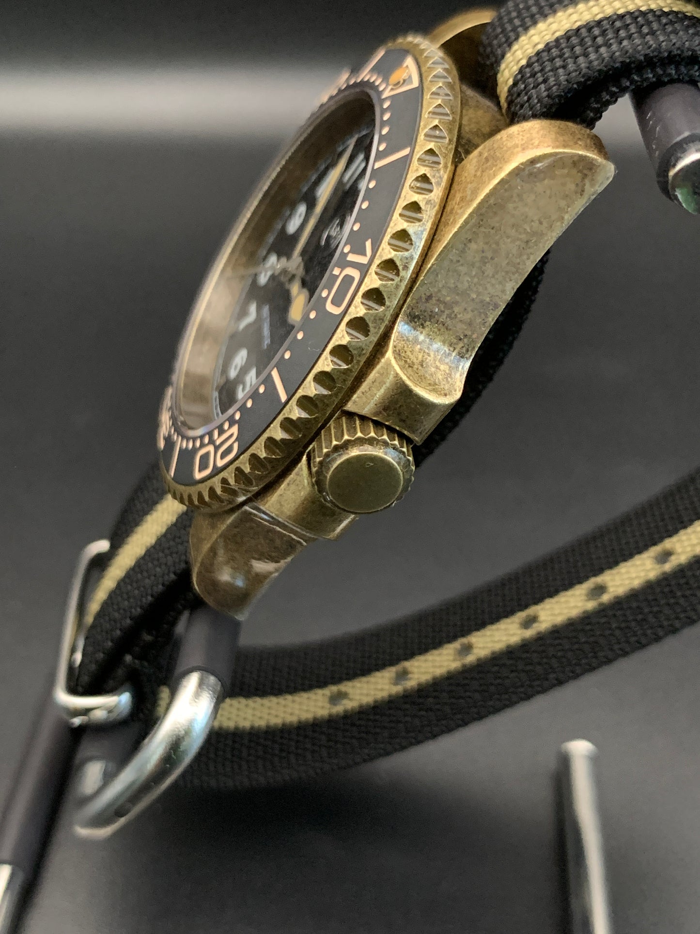 Bronzed Dive Watch. Seiko NH35.