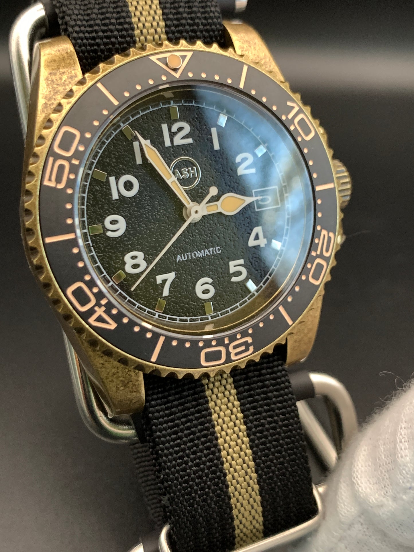 Bronzed Dive Watch. Seiko NH35.