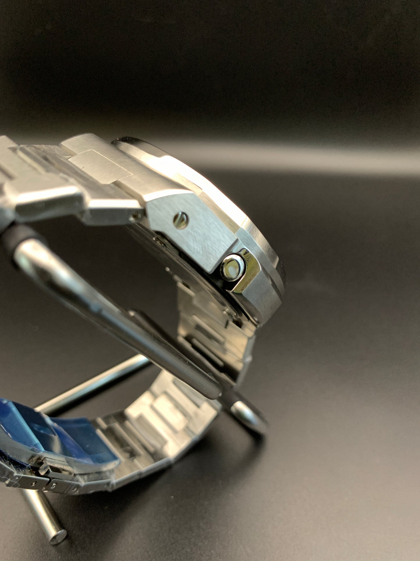 Custom Casio G-Shock GA2100. White and Blue.
