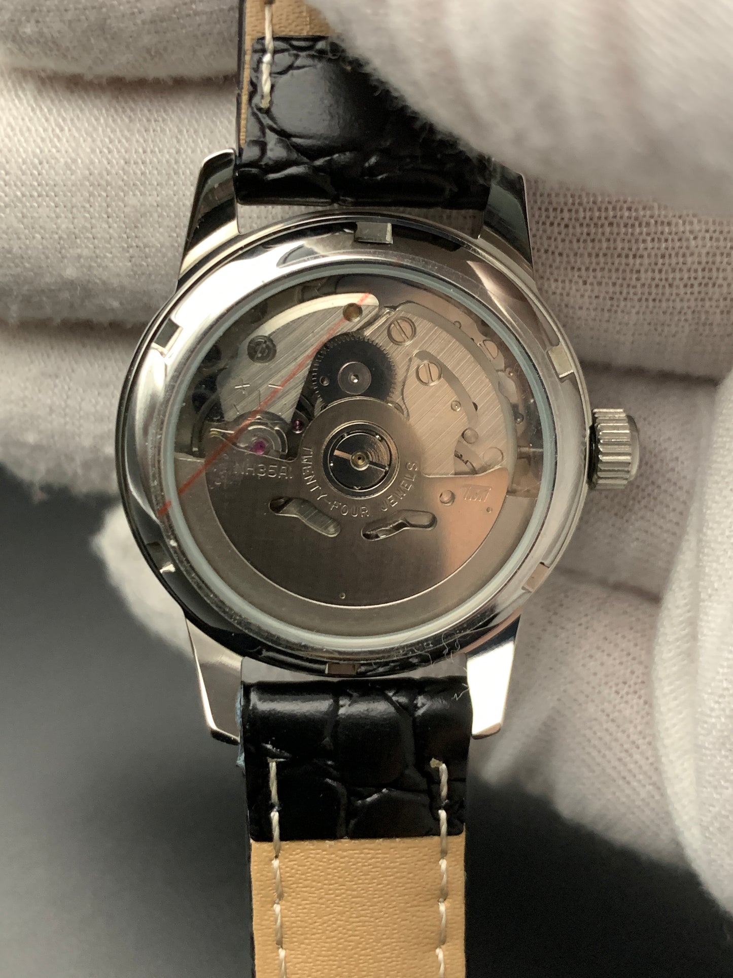 Emerald Sunray Dress Watch. Seiko NH35 Automatic.