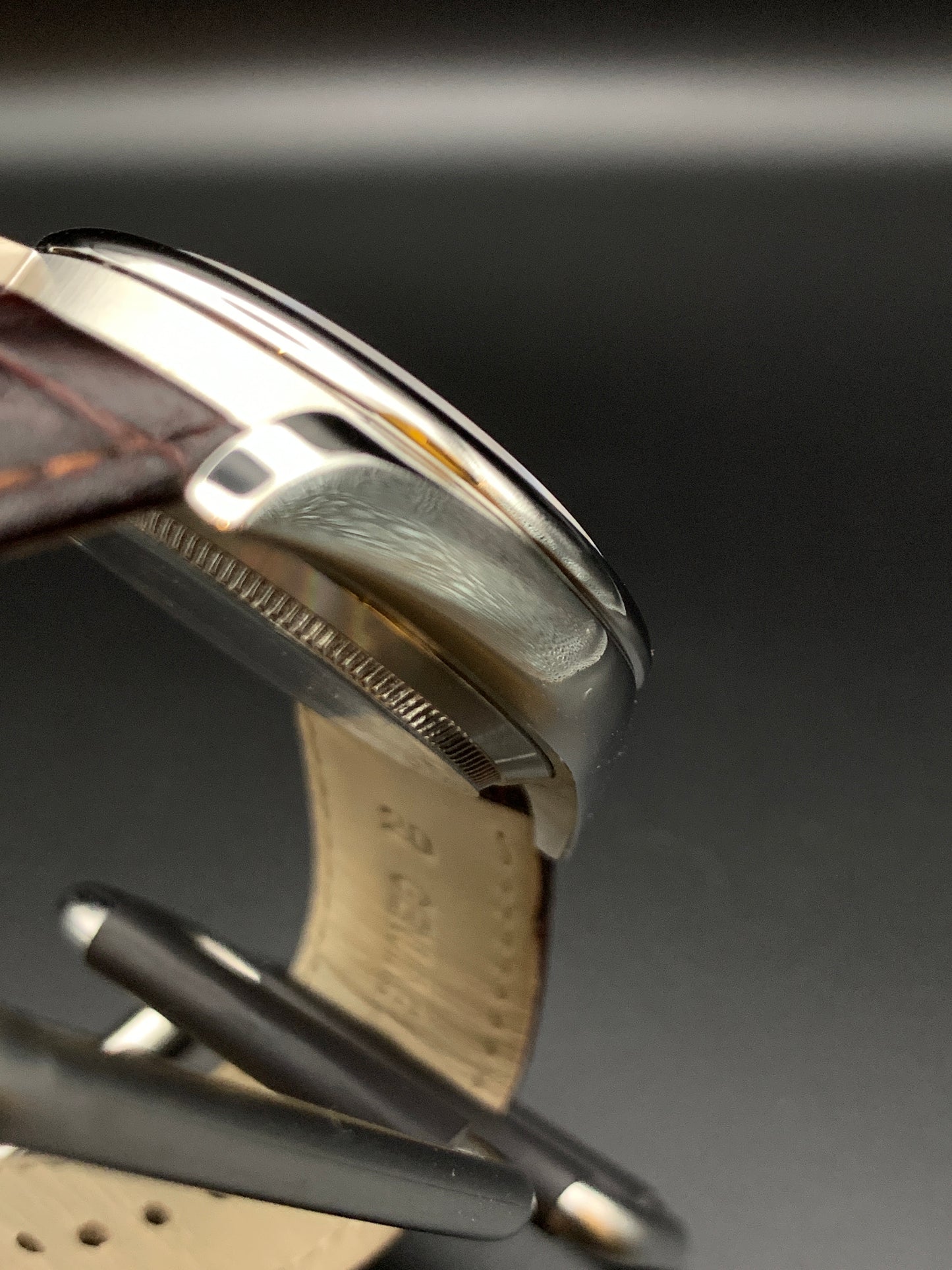 Crimson Dial. 36mm Dress Watch. Unique Handset.