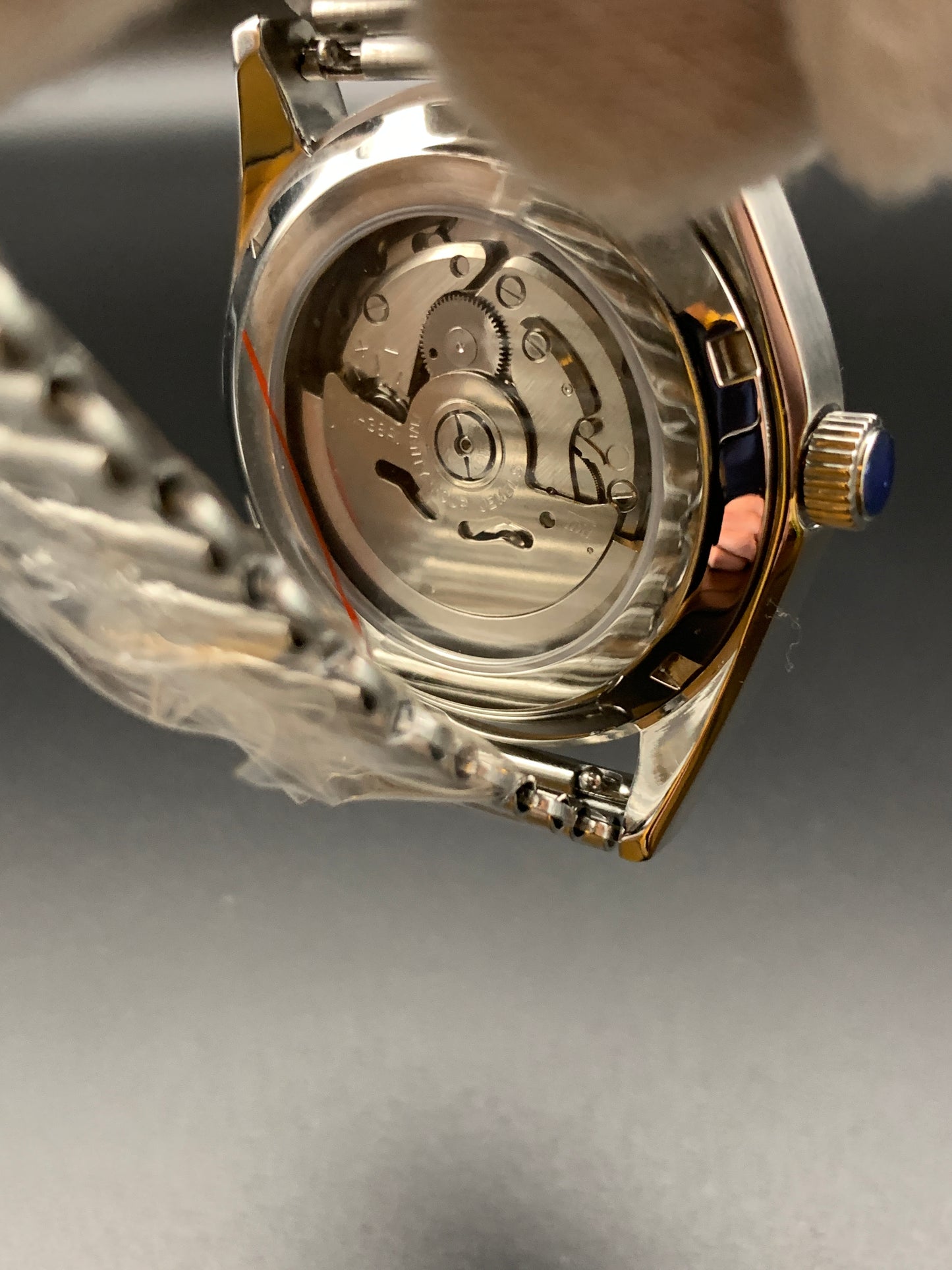 Snowflake Over Green Sunray Dial. Seiko NH38 Automatic