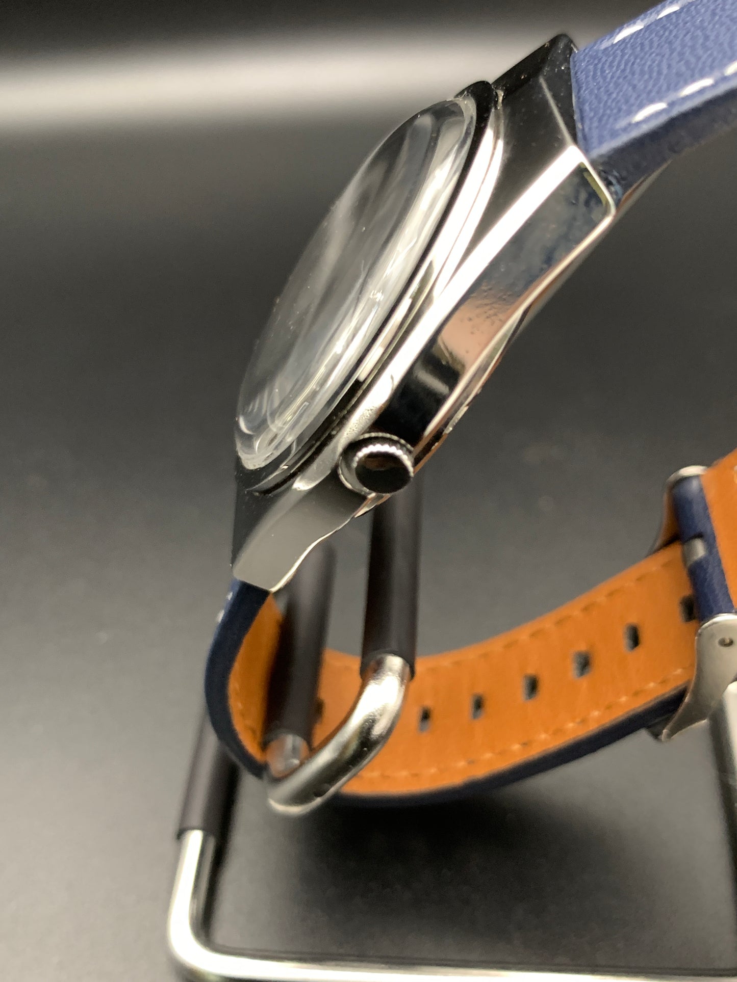 Vintage Seiko 6309-813. Blue Sunray dial. Serviced and regulated.