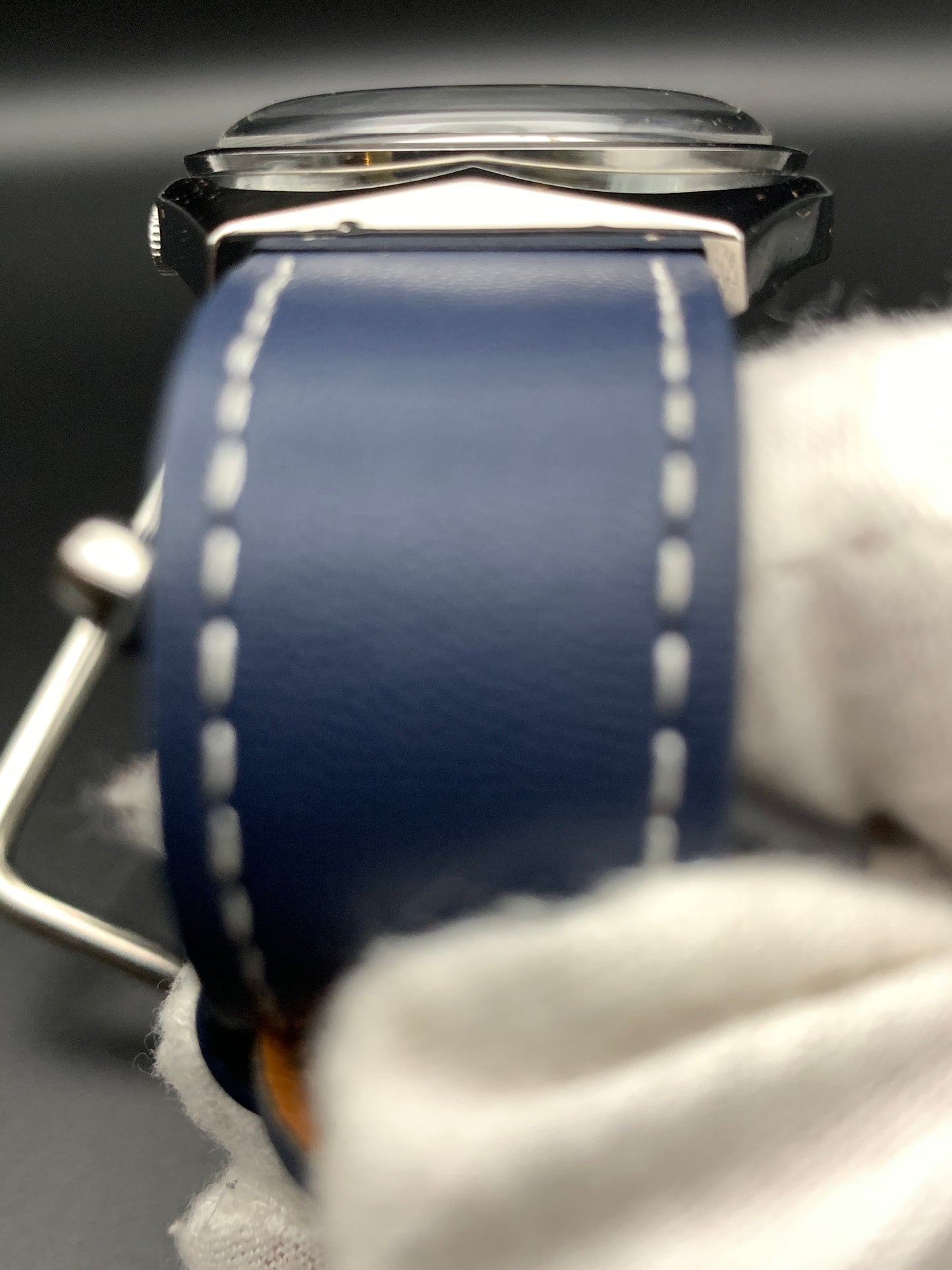 Vintage Seiko 6309-813. Blue Sunray dial. Serviced and regulated.