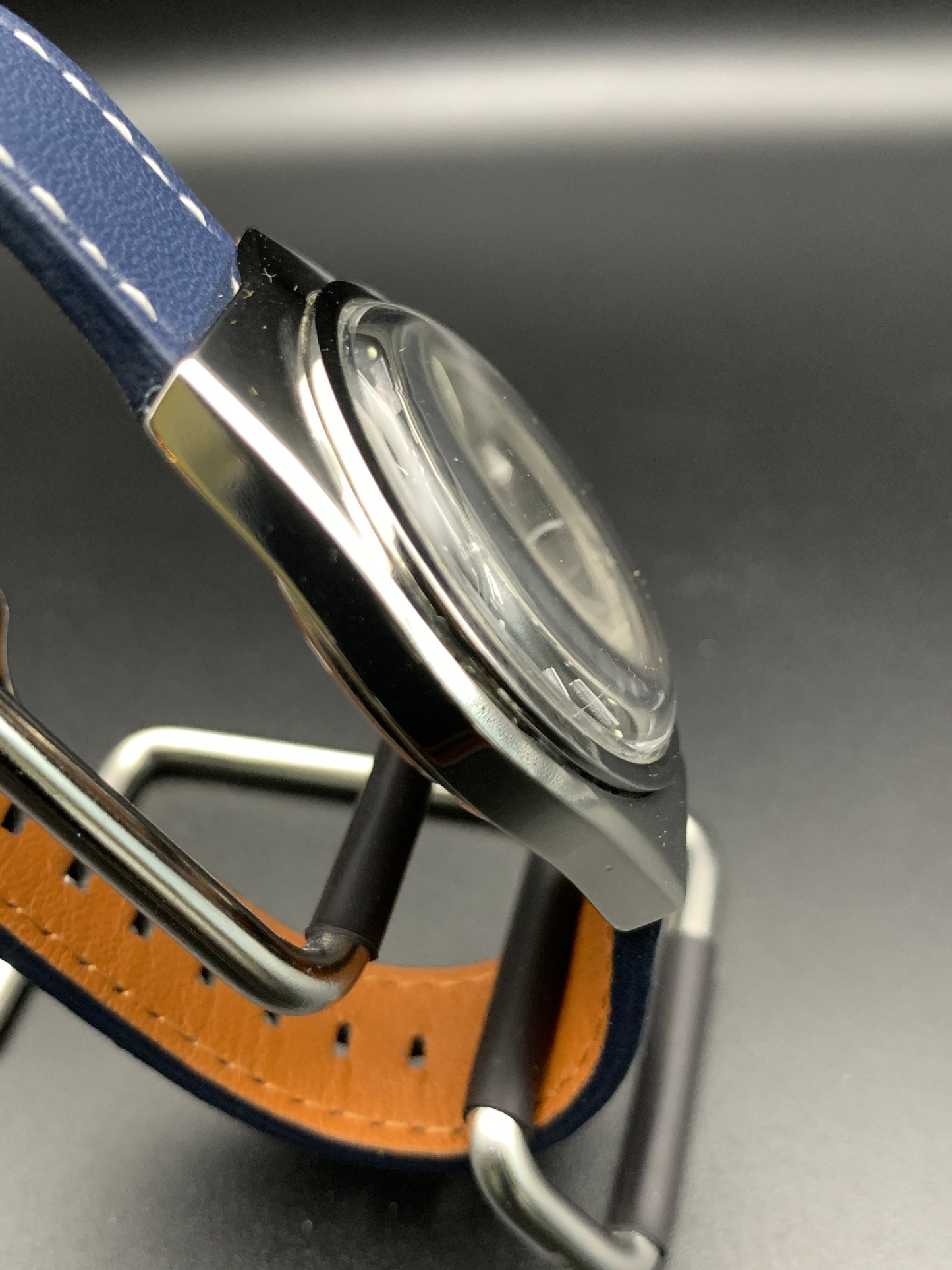 Vintage Seiko 6309-813. Blue Sunray dial. Serviced and regulated.