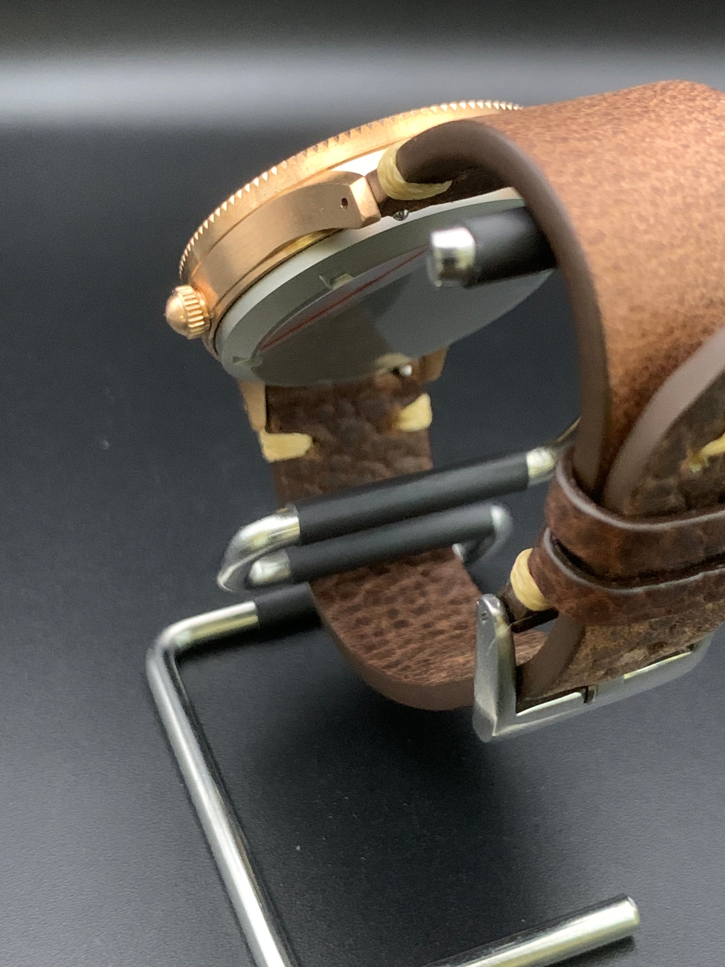 CUSN8 Bronze Vintage Style Dive Watch. Seiko NH38
