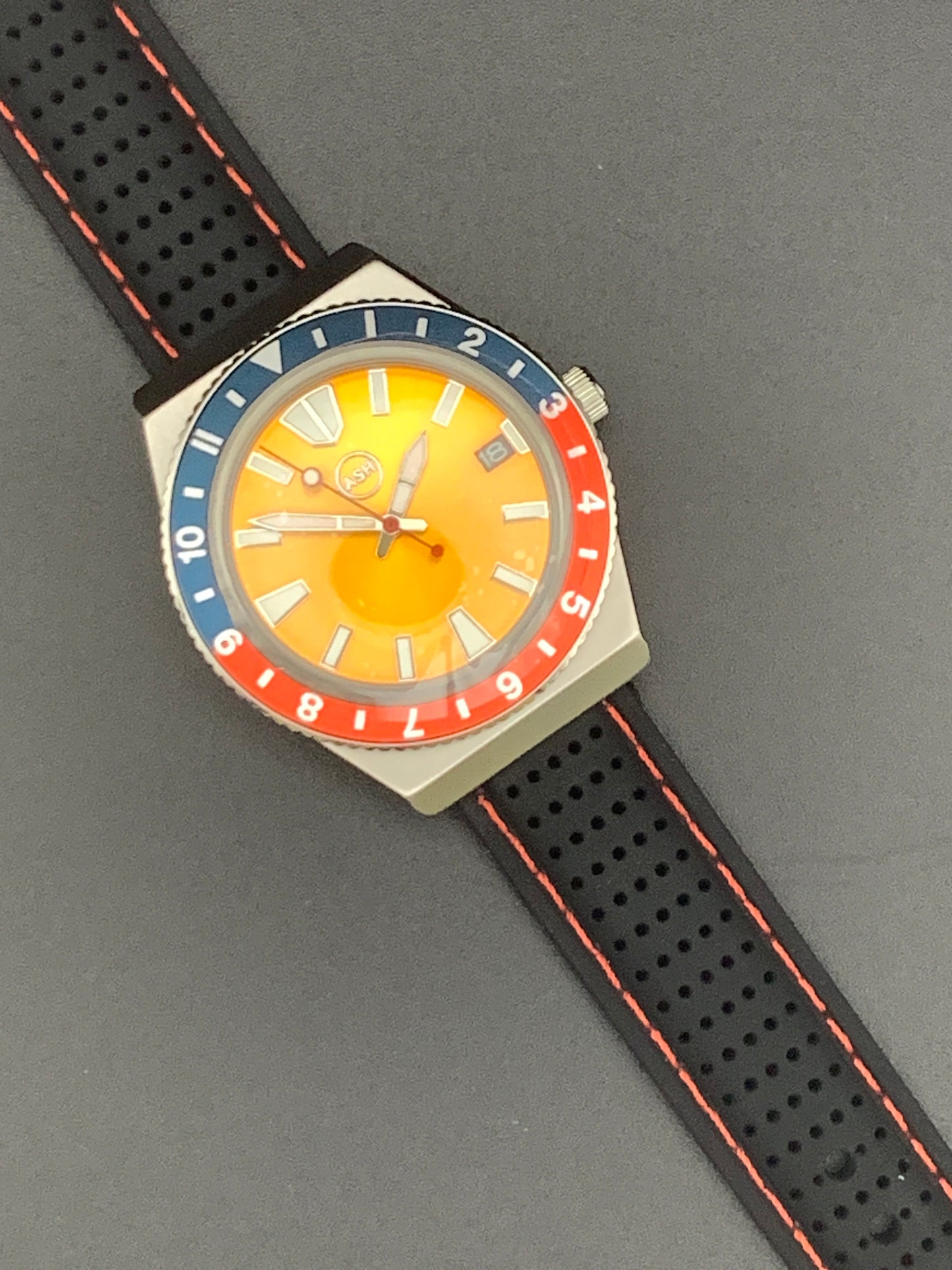 Pogue Style Retro Dive Watch. Seiko NH35