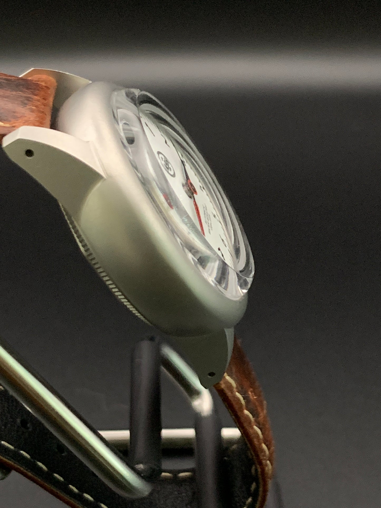 36mm Brushed Field Watch. White Dial. Seiko NH38 Automatic.