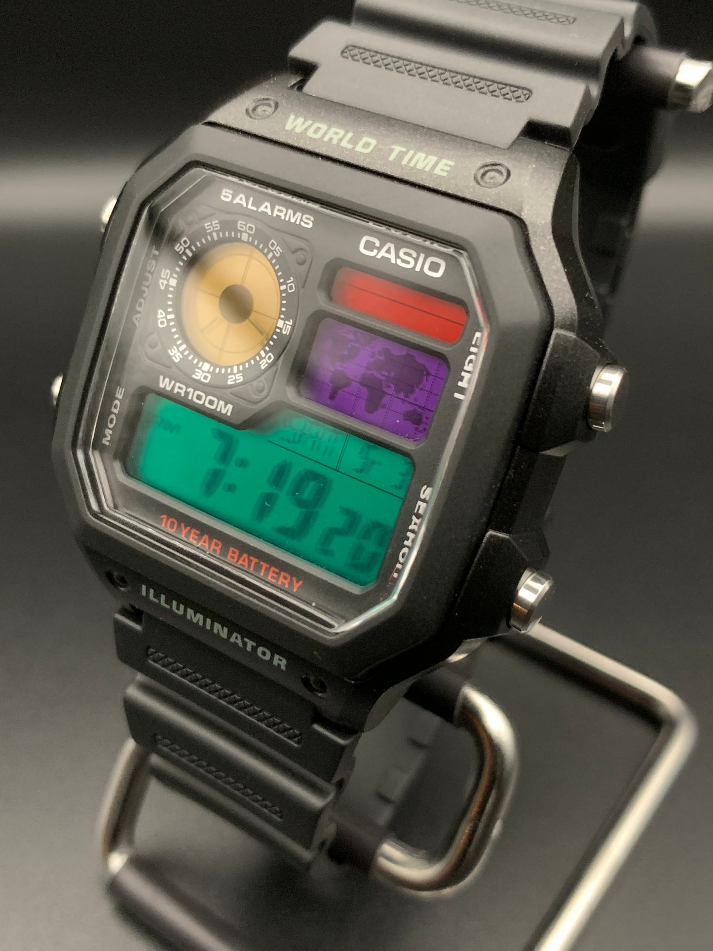New Casio AE-1200. 4 Color Screen #2.