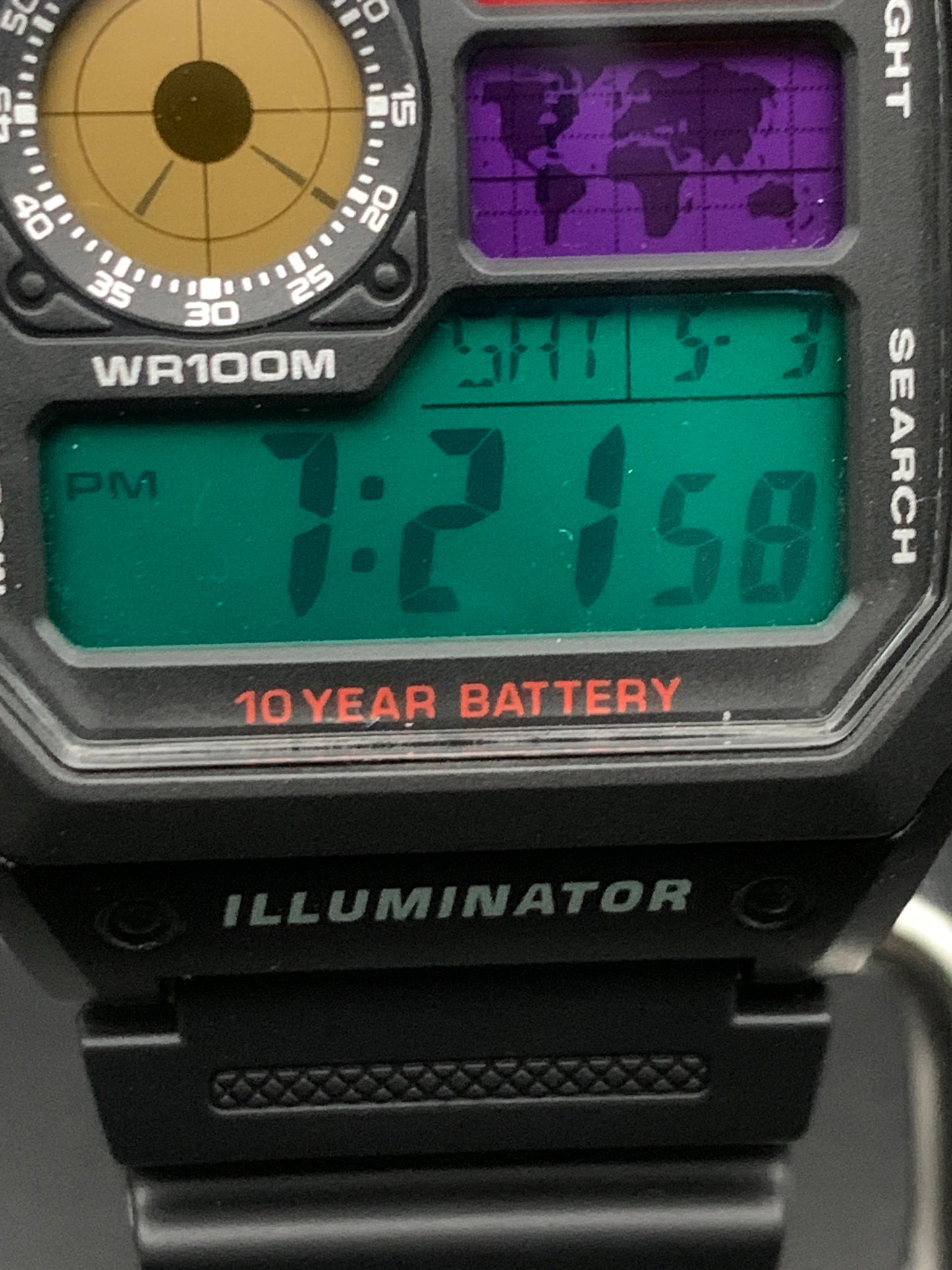 New Casio AE-1200. 4 Color Screen #2.