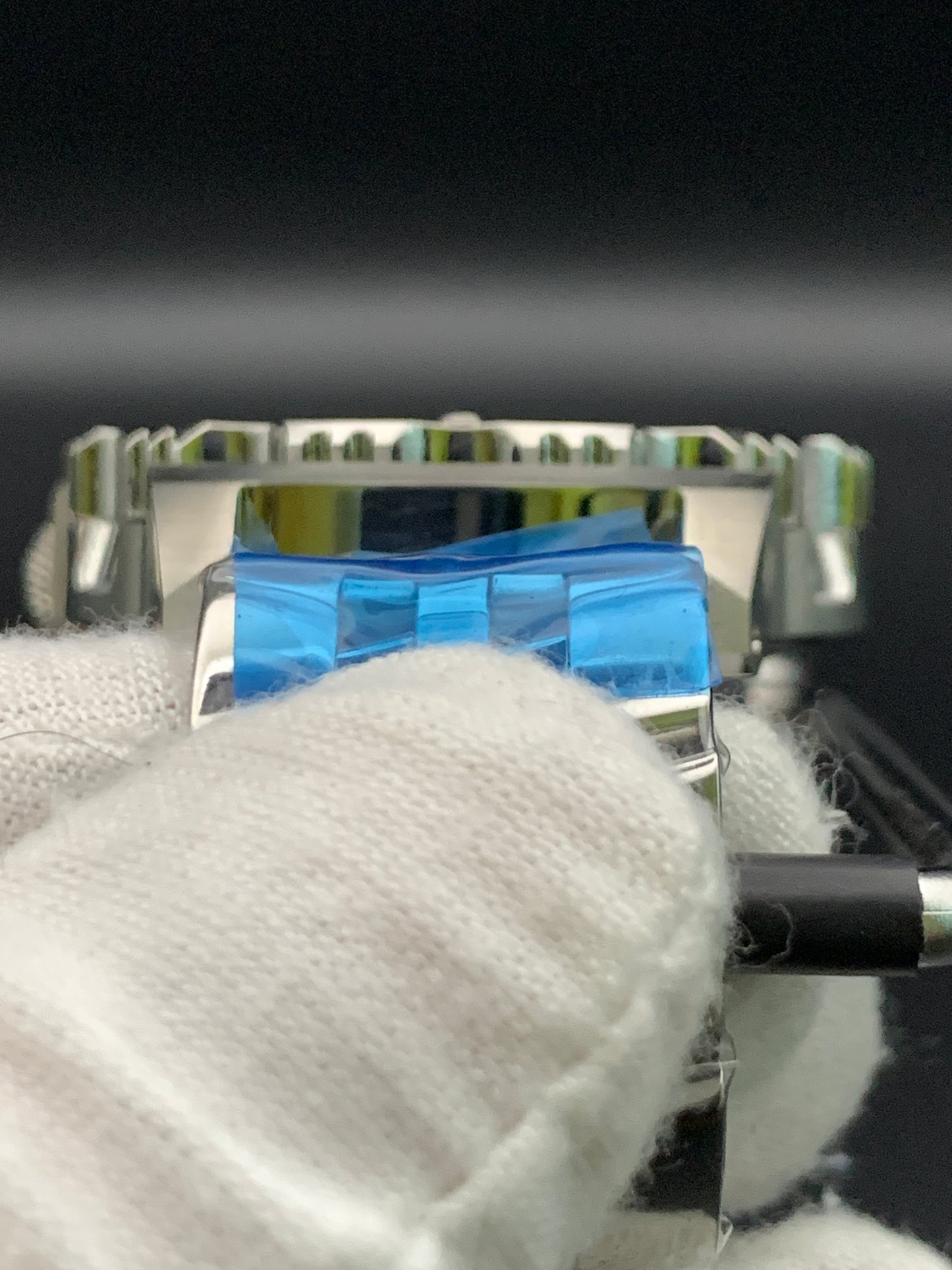Vicious Monster Wristwatch. Seiko NH36 Automatic. Polished Bracelet.