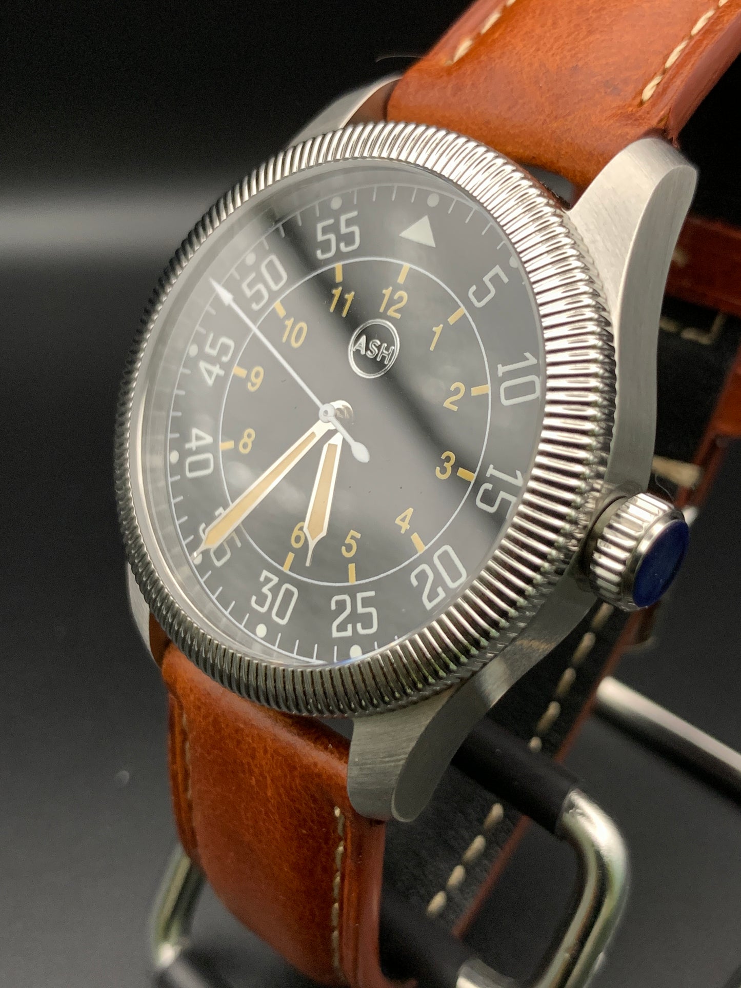 40mm Flieger Type B. Seiko NH38 Automatic