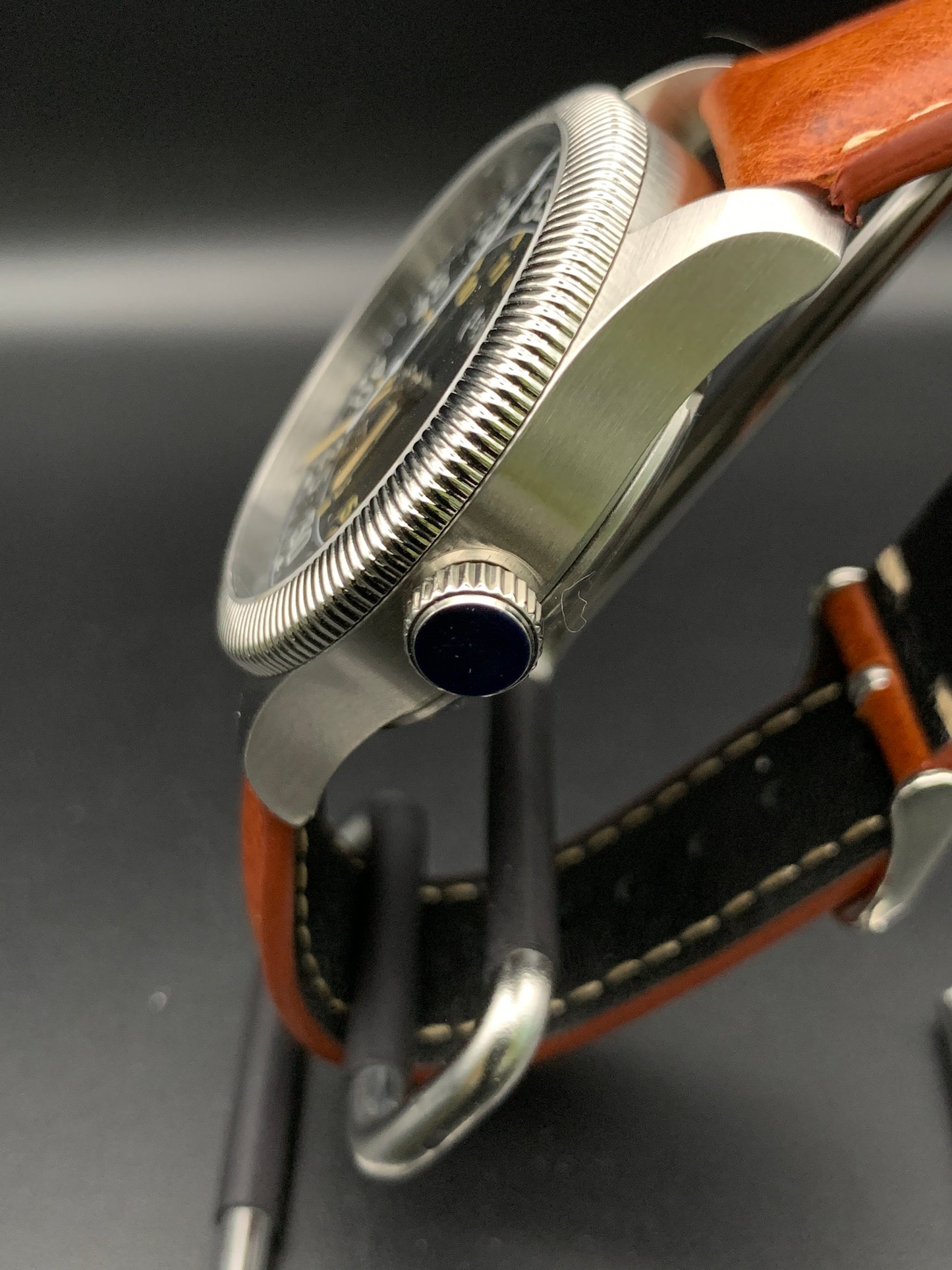 40mm Flieger Type B. Seiko NH38 Automatic