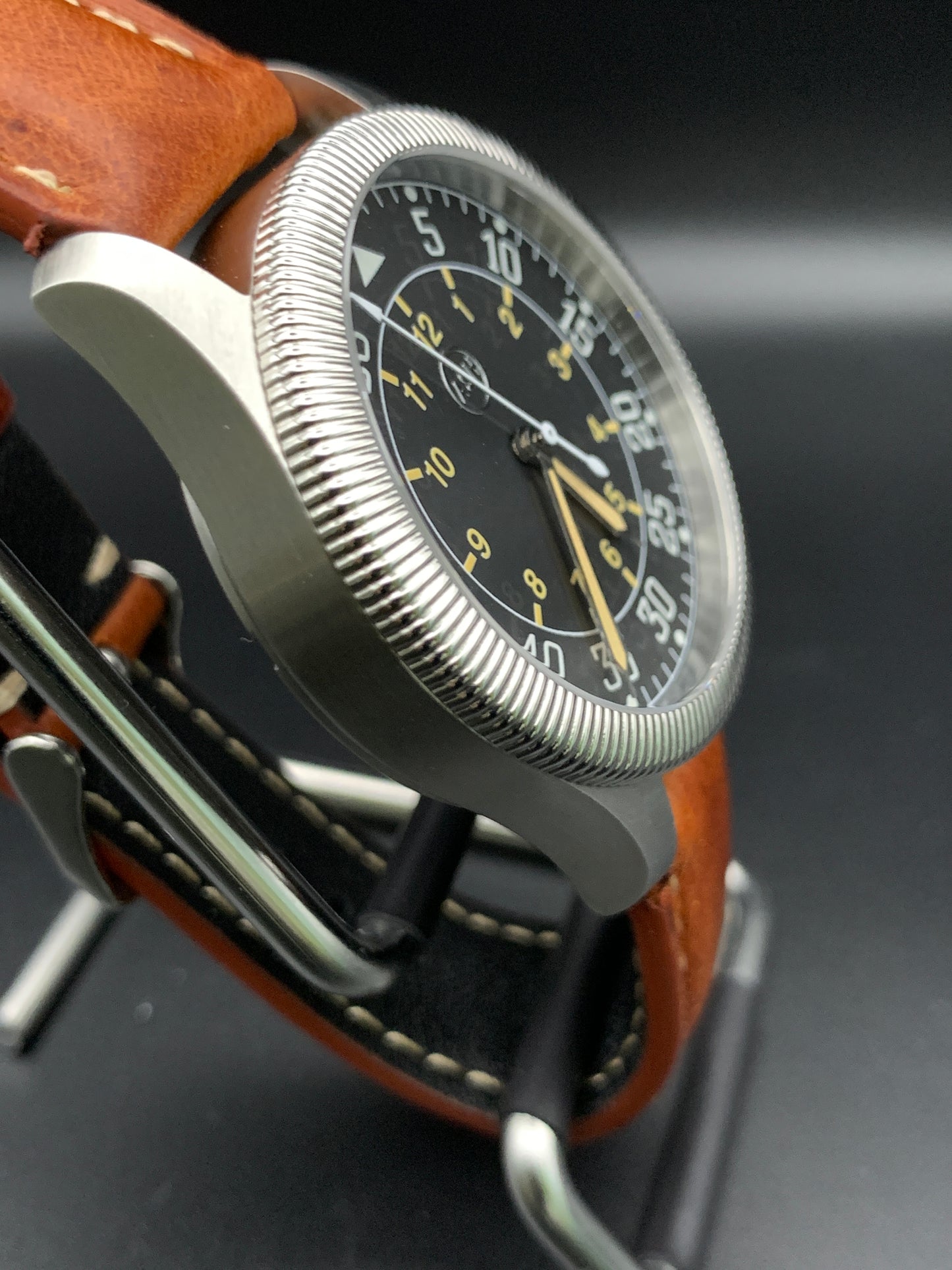 40mm Flieger Type B. Seiko NH38 Automatic