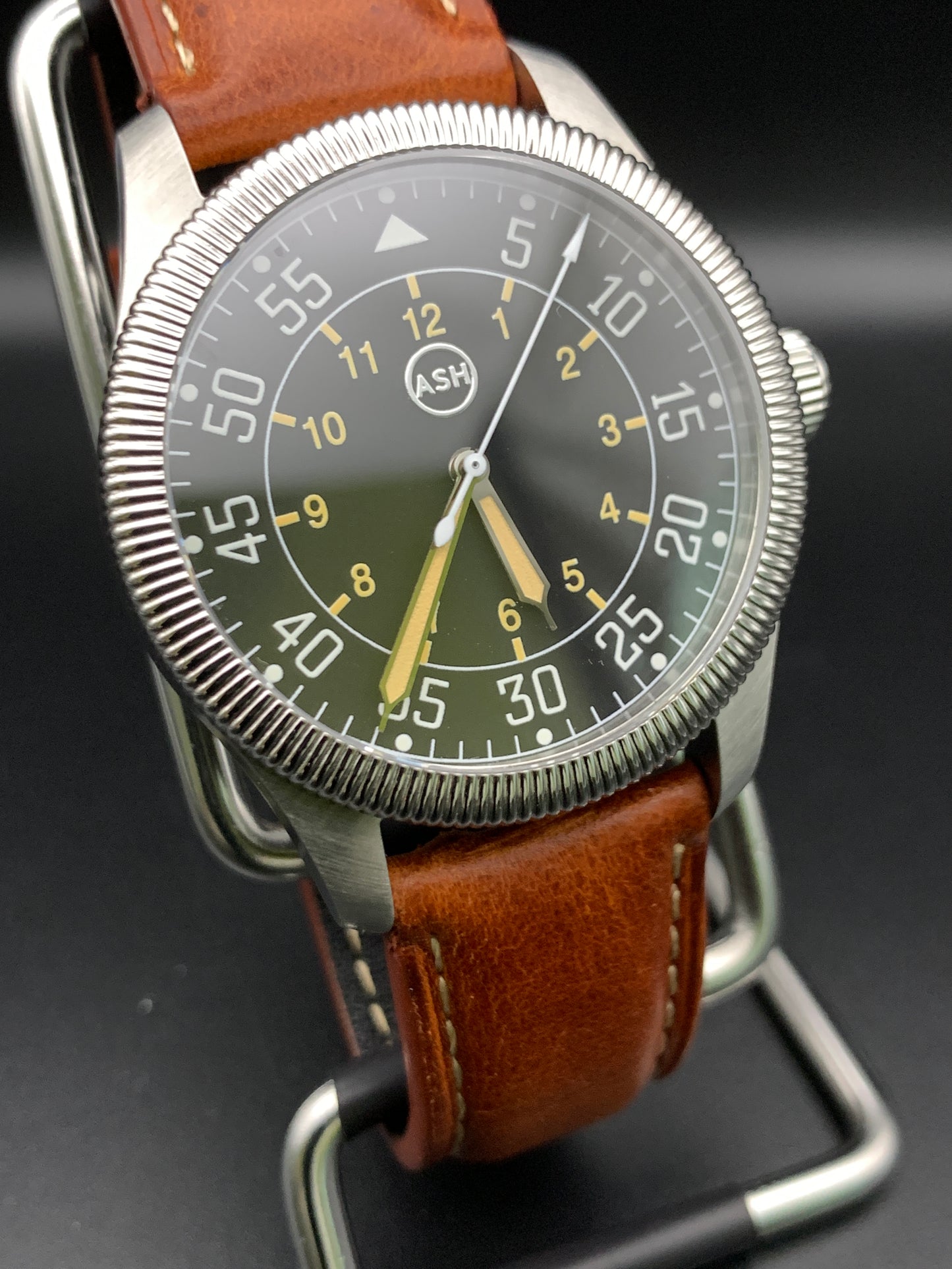 40mm Flieger Type B. Seiko NH38 Automatic