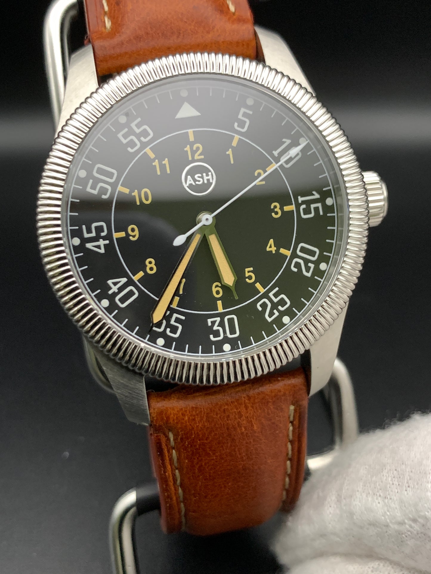 40mm Flieger Type B. Seiko NH38 Automatic