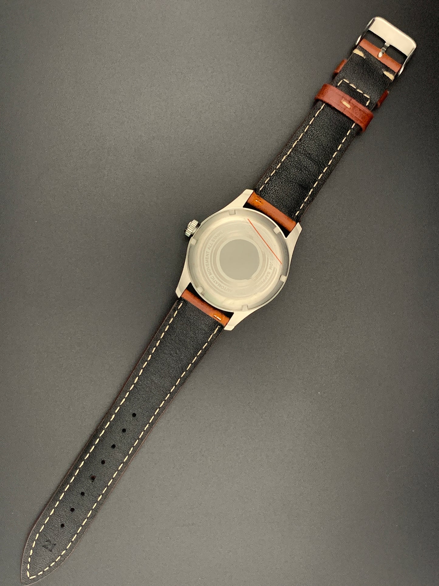 40mm Flieger Type B. Seiko NH38 Automatic