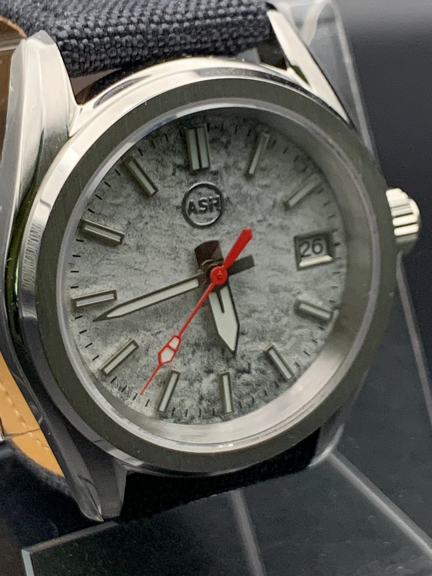 Cloud dial sport watch. Seiko NH35. Sapphire crystal.