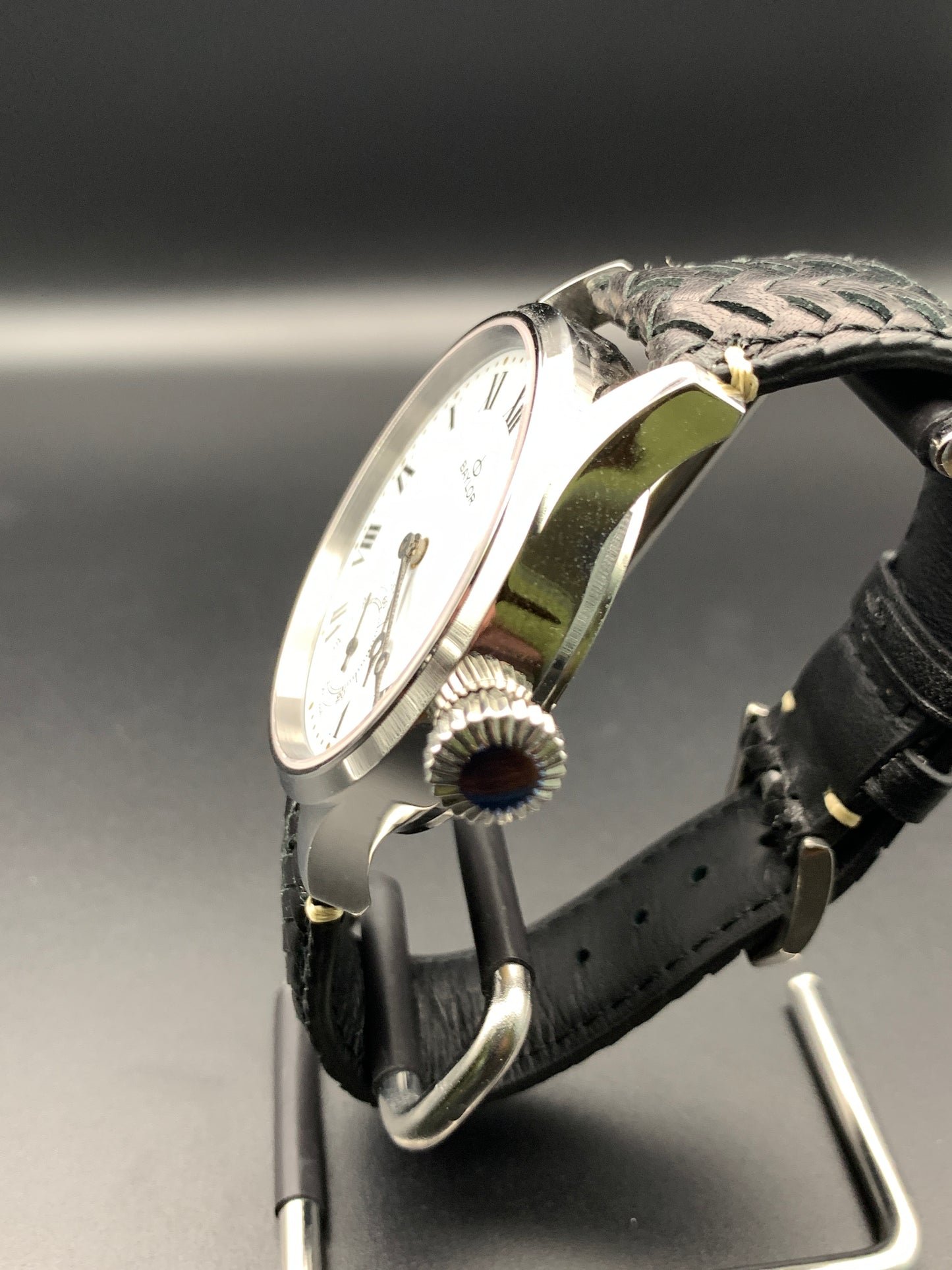 42mm Dress Watch. Baylor pocket watch marriage. Swiss ETA6498 movement.