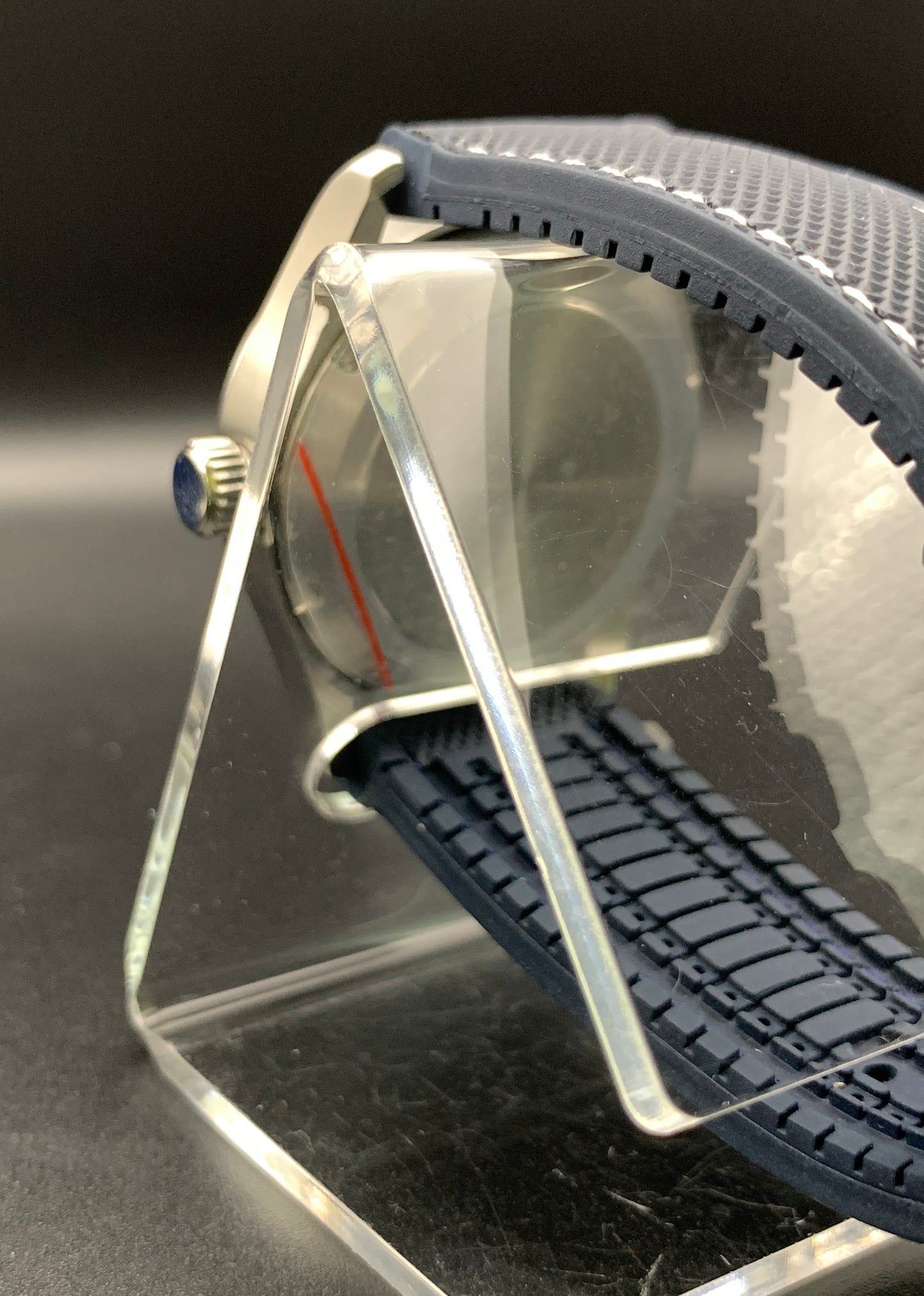 Powder Blue, White, and Black 36mm Sport Watch.